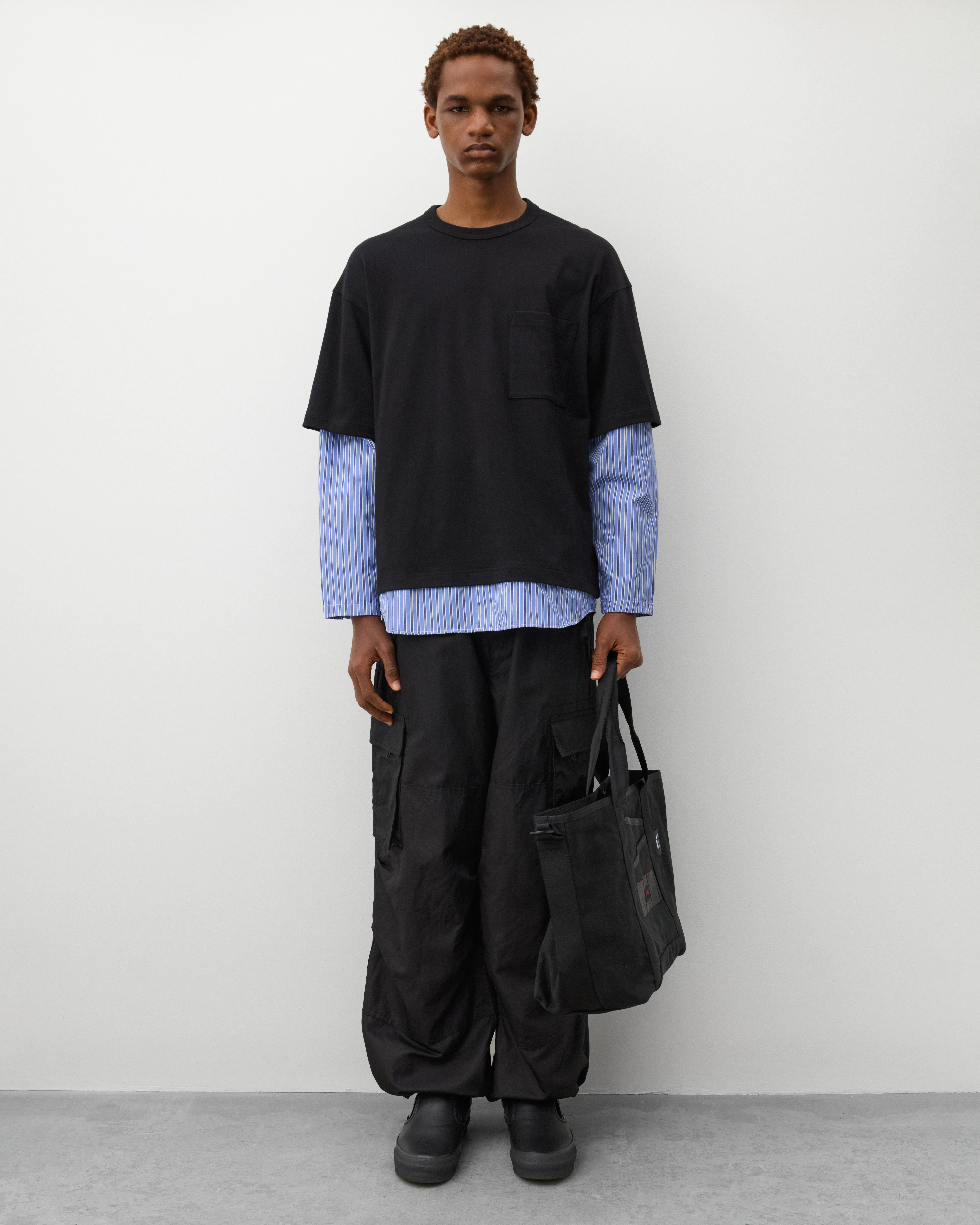 CDG Homme - Men's Cargo Pants - (Black) - Image 6
