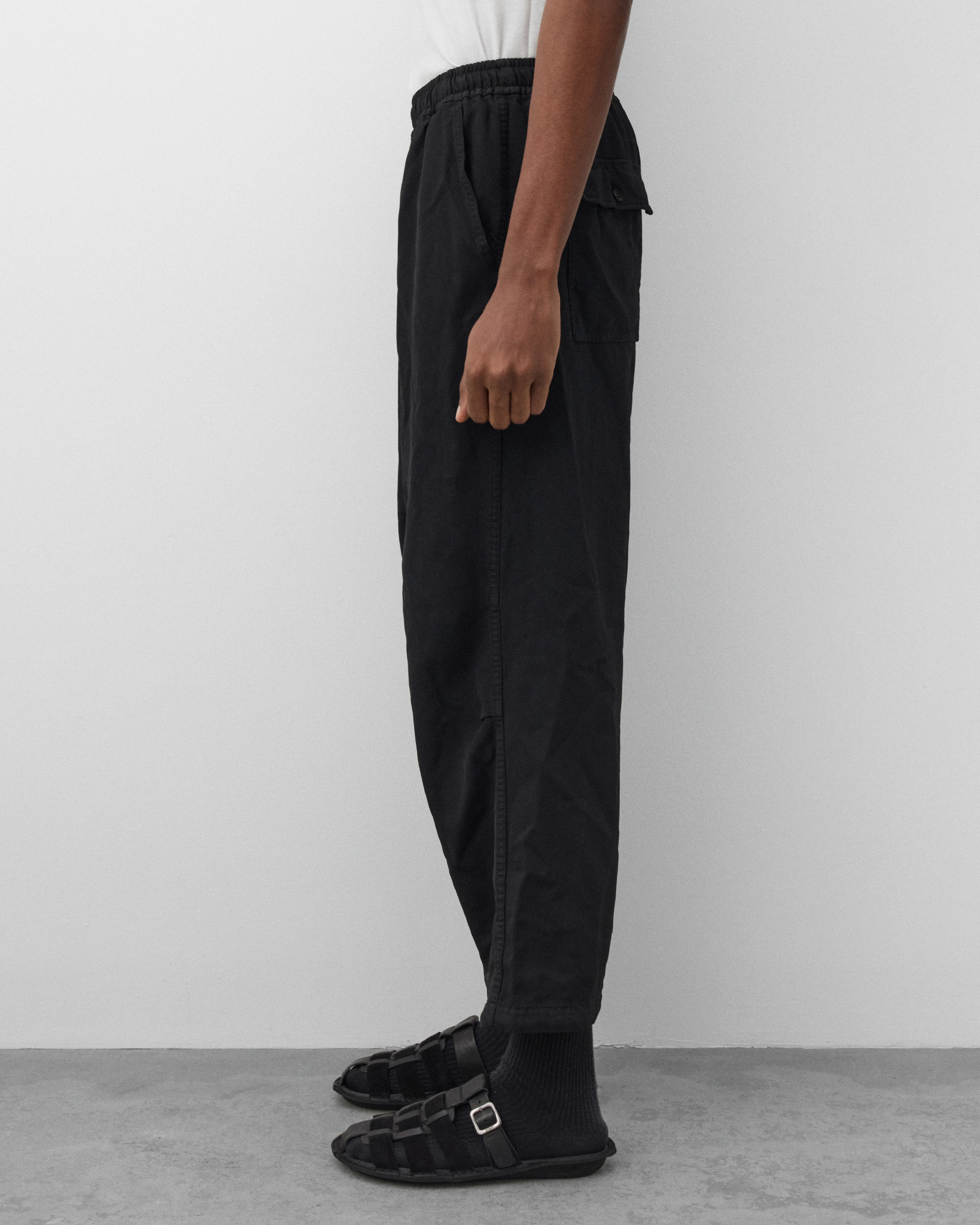 CDG Homme - Men's Wide Leg Trousers - (Black) - Image 4