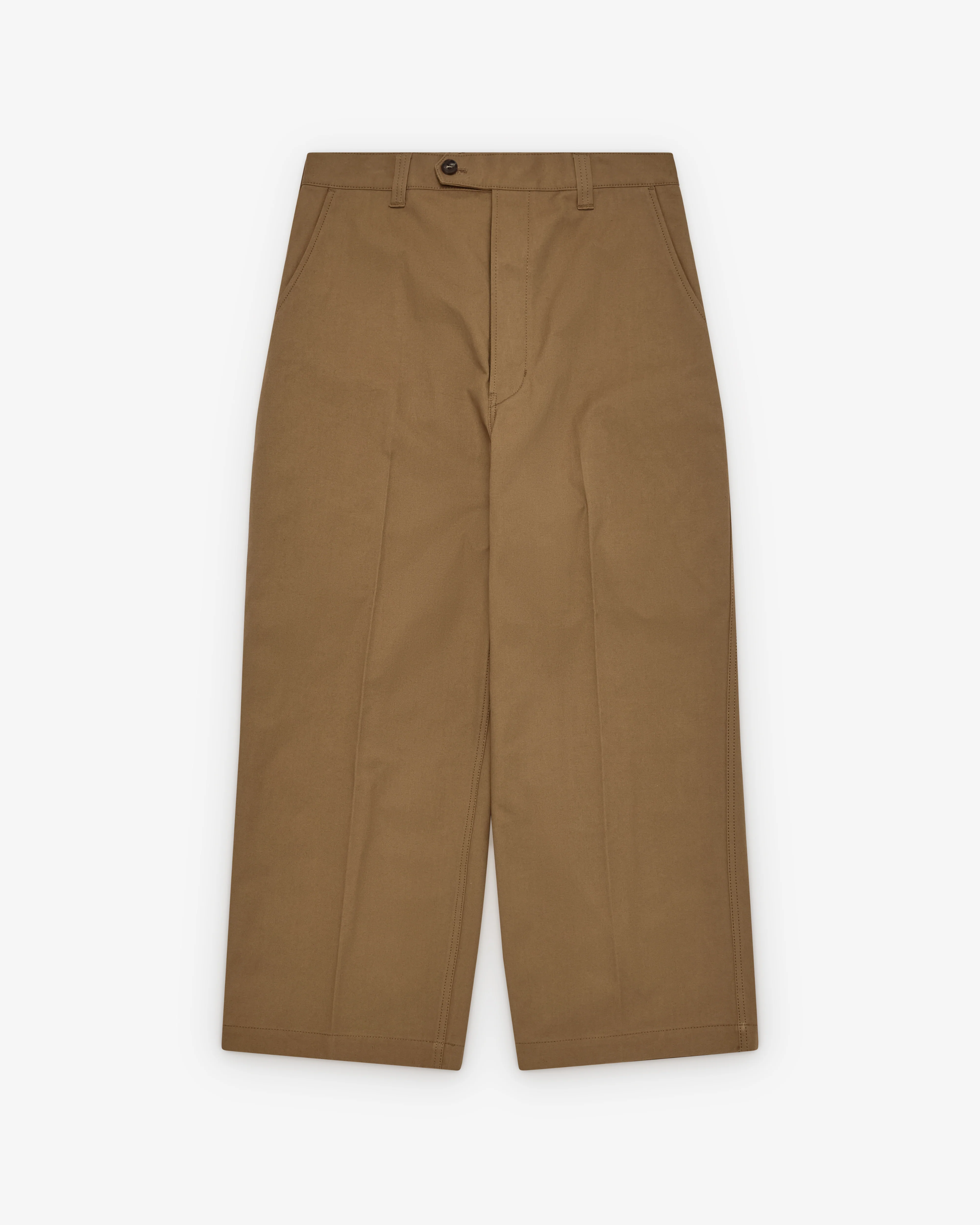 CDG Homme - Men's Pleated Trousers - (Brown)
