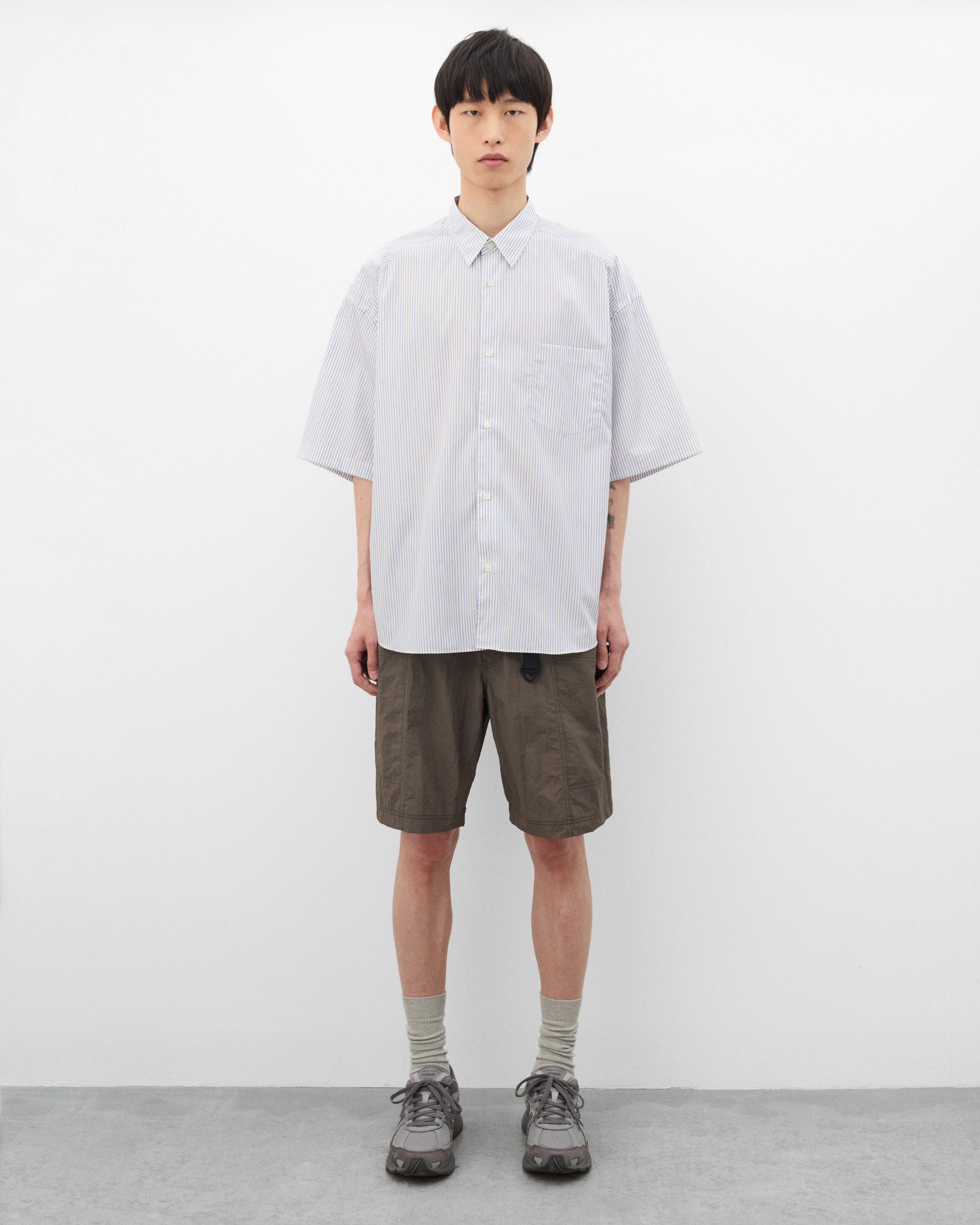 CDG Homme - Men's Climbing Short - (Khaki) - Image 6