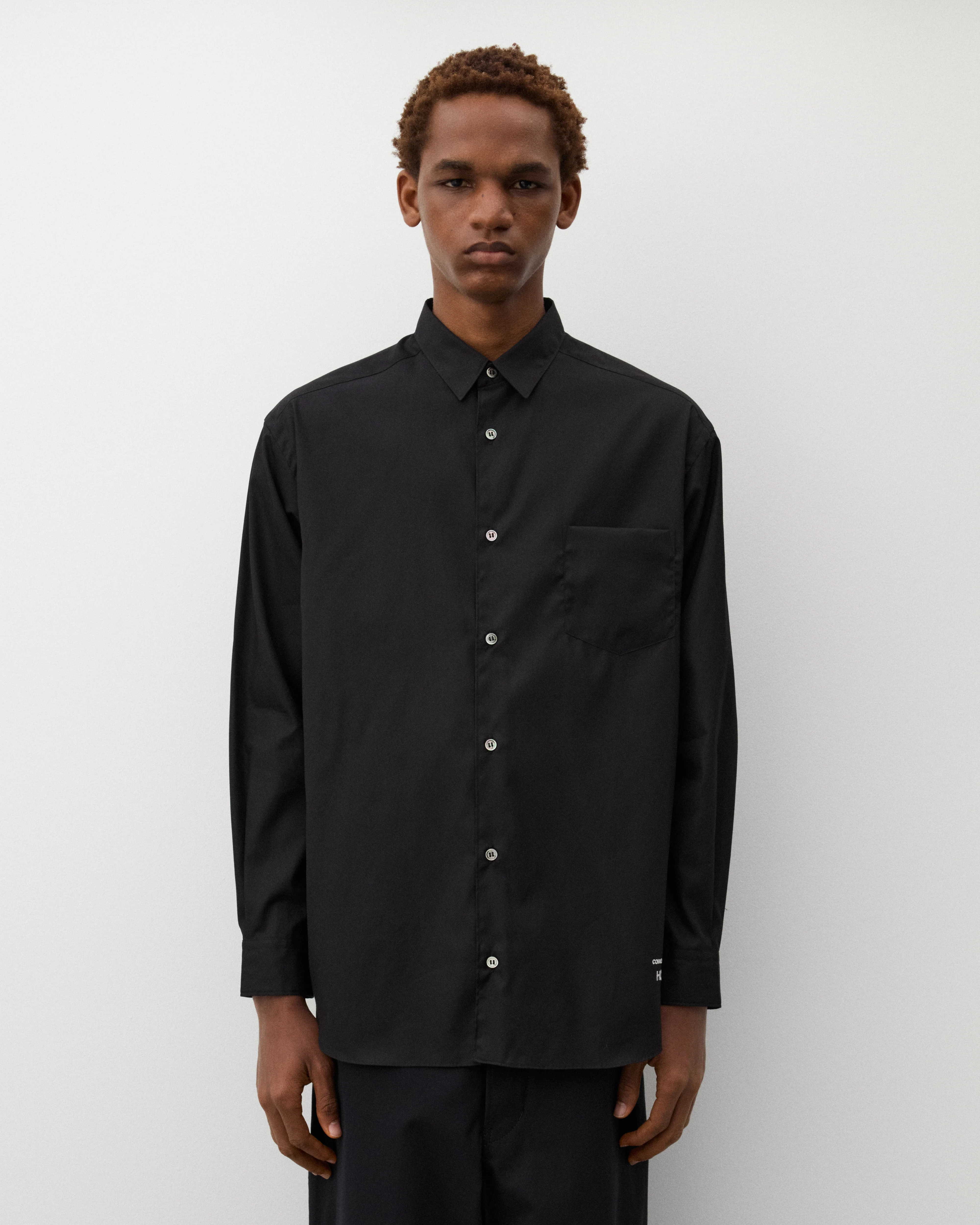 CDG Homme - Men's Logo Shirt - (Black) - Image 3
