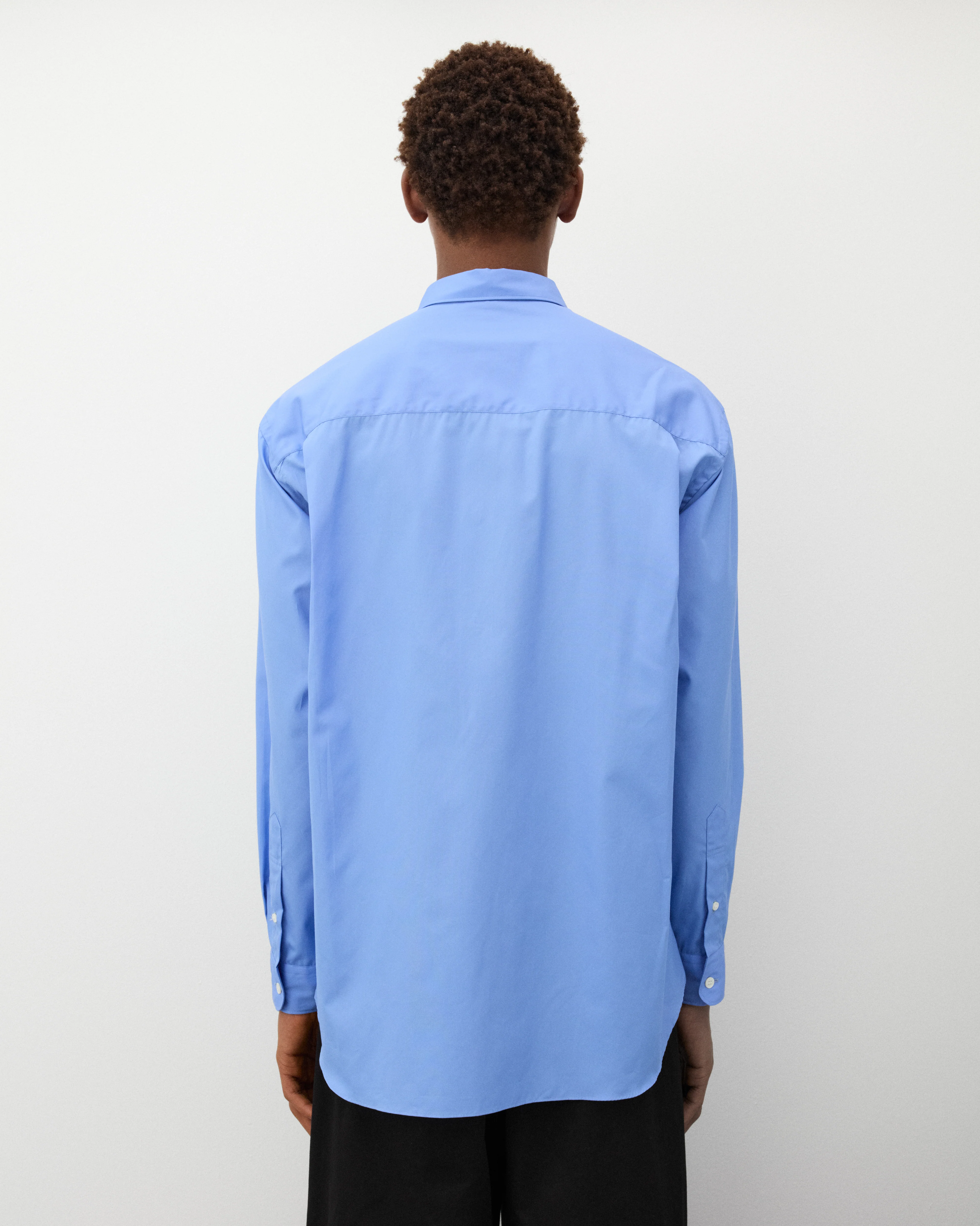 CDG Homme - Men's Logo Shirt - (Blue) - Image 5