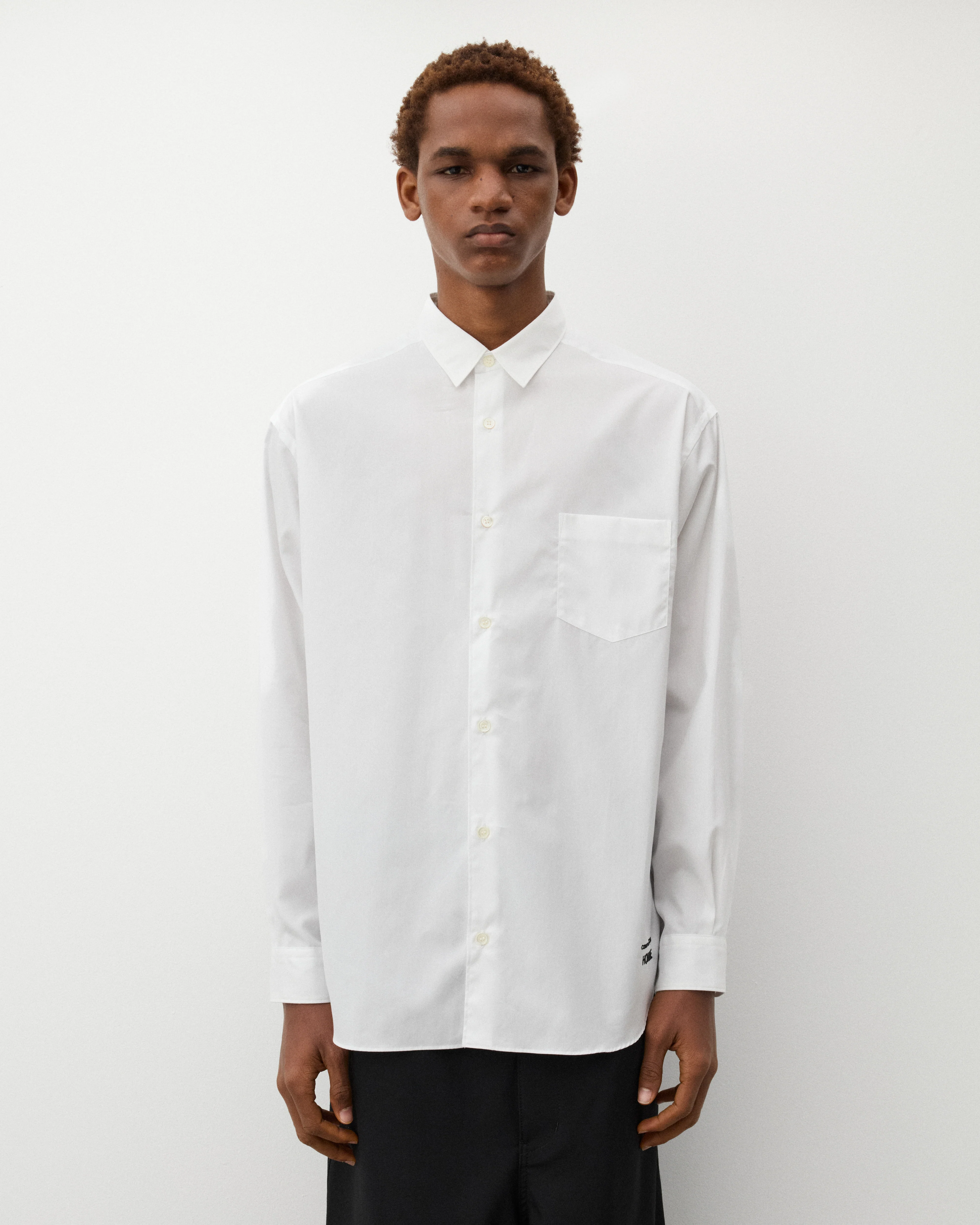 CDG Homme - Men's Logo Shirt - (White) - Image 3
