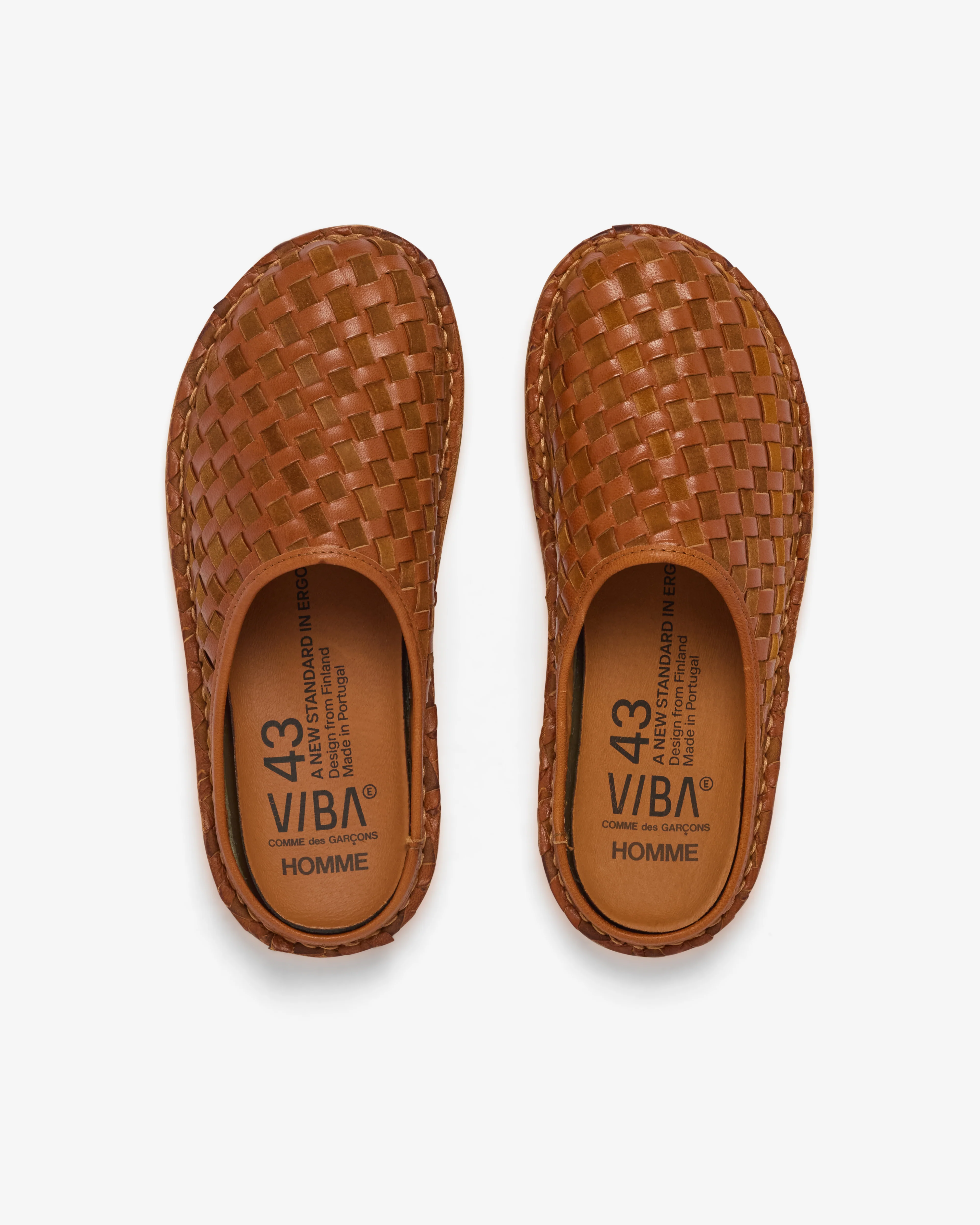 CDG Homme - Men's Vibae Slip On Sandal - (Brown) - Image 5