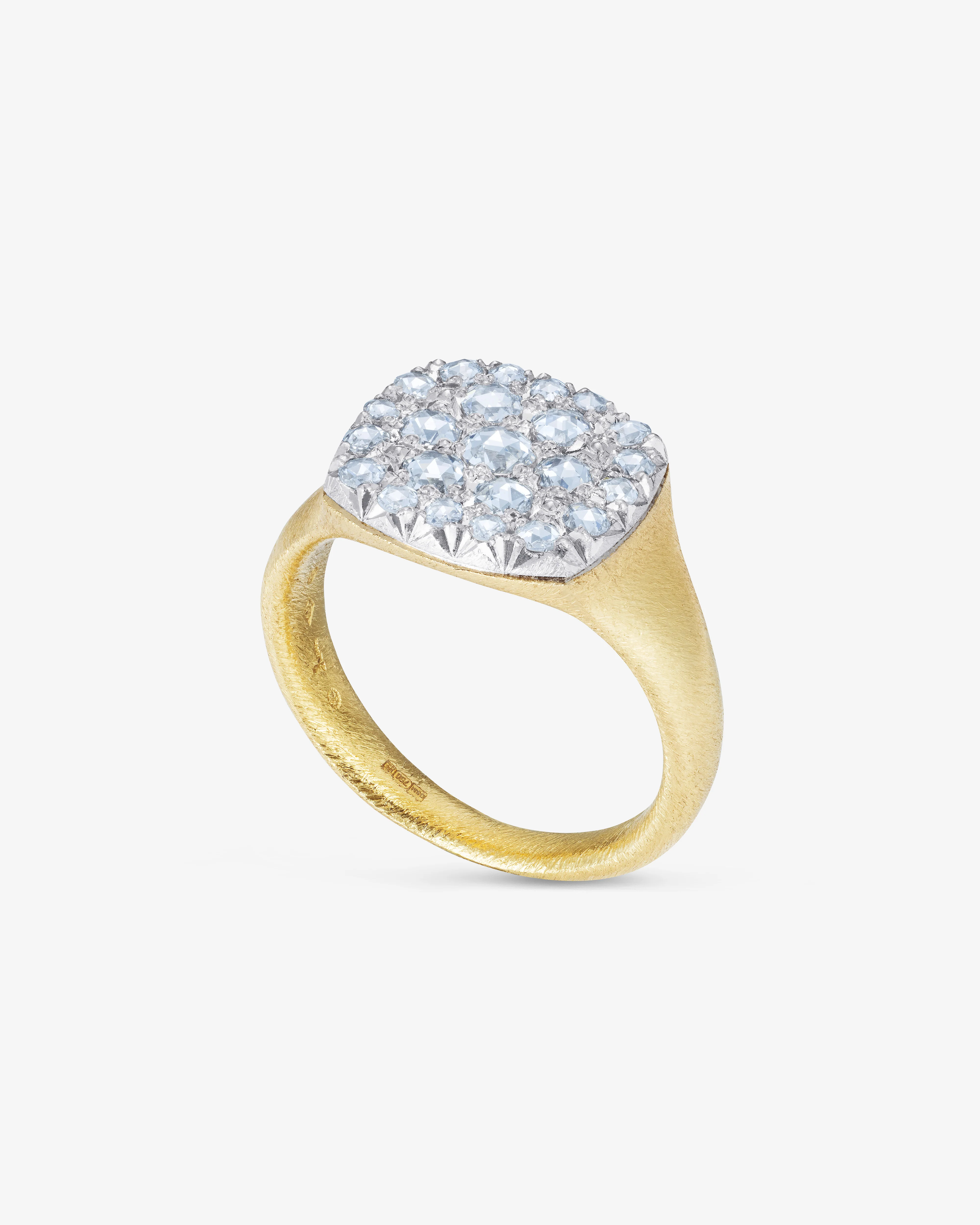 Hum - Diamond Ring - (Yellow Gold) - Image 2