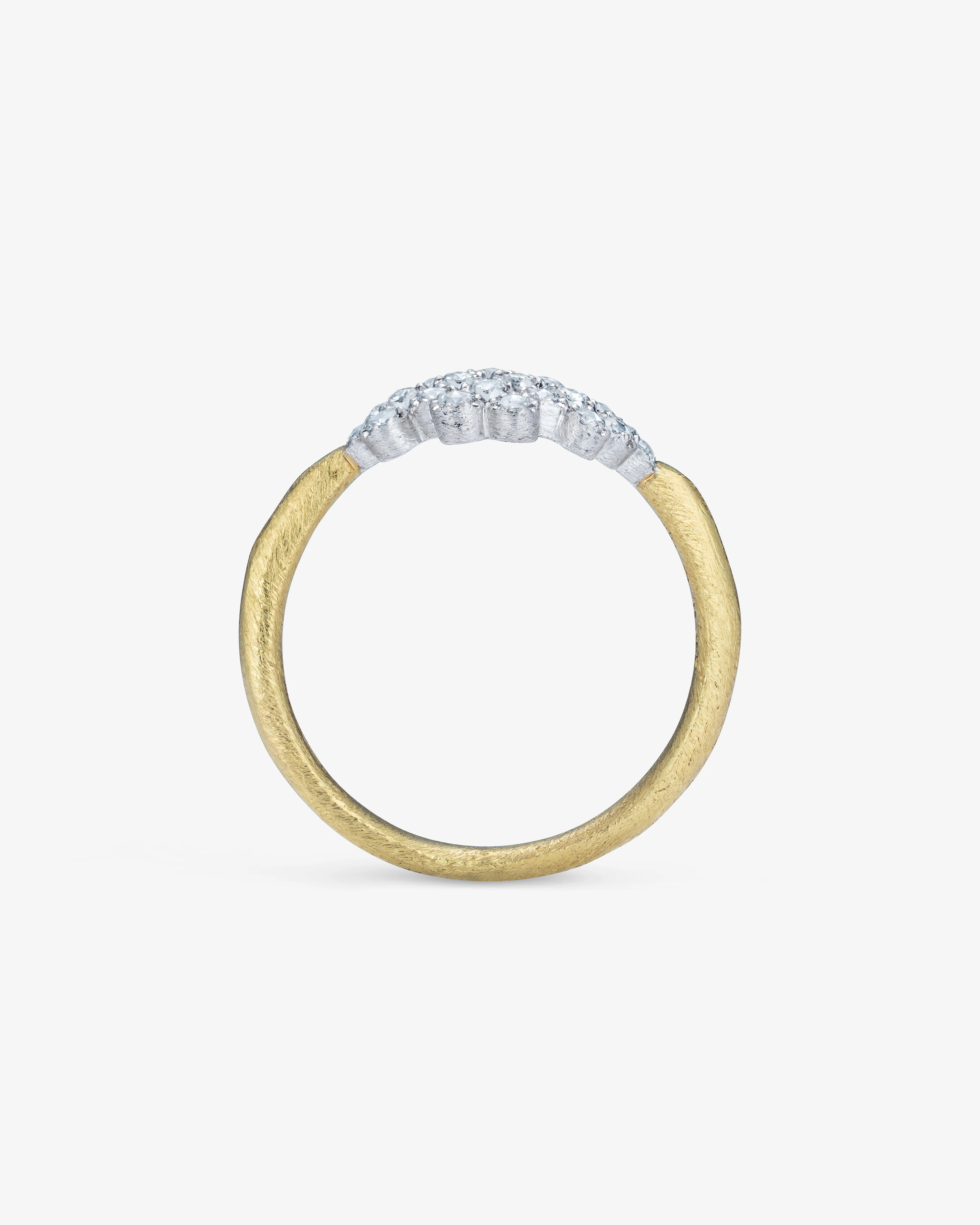 Hum - Diamond Ring - (Yellow Gold) - Image 3