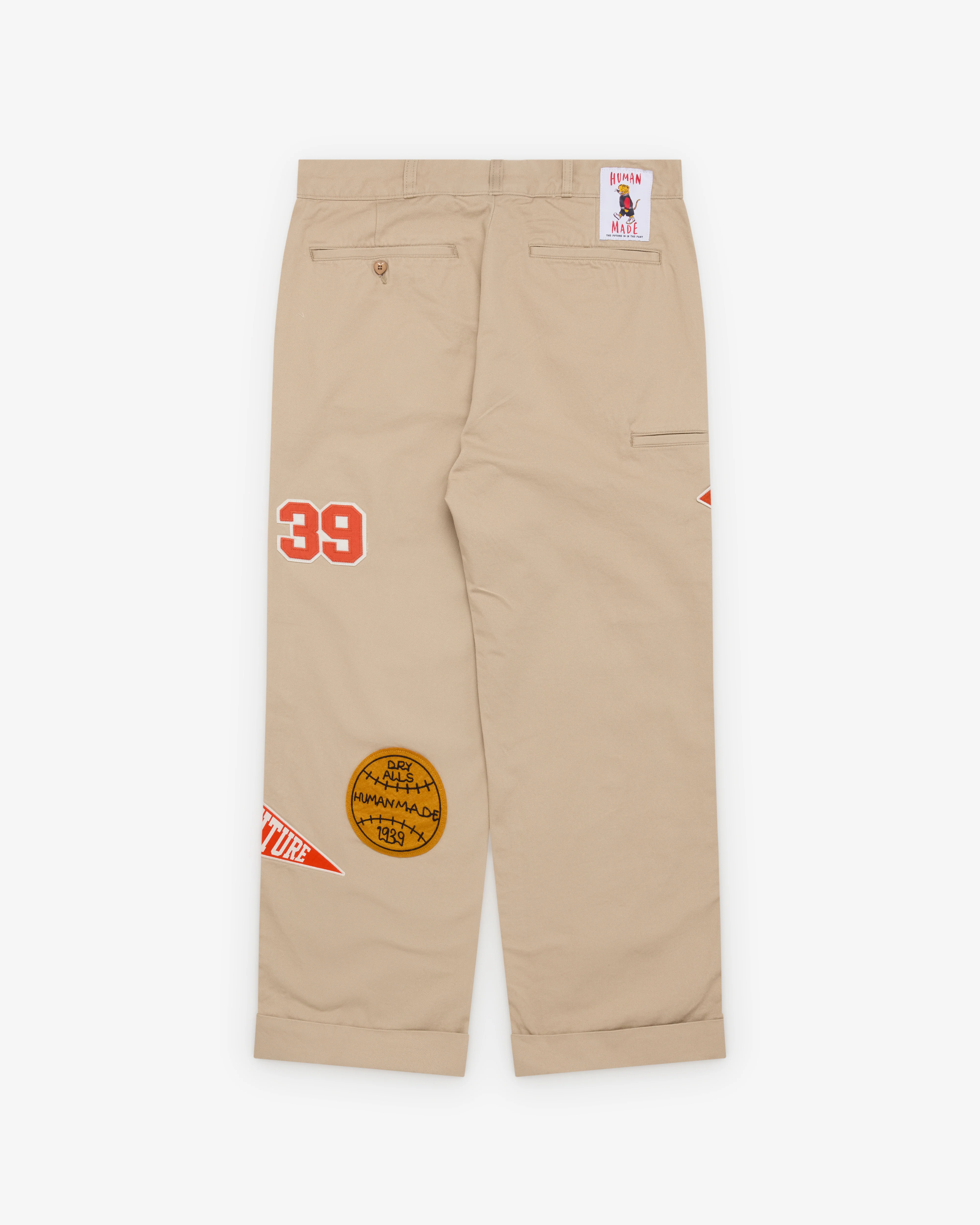 Human Made - Men's College Pants - (Beige) - Image 2