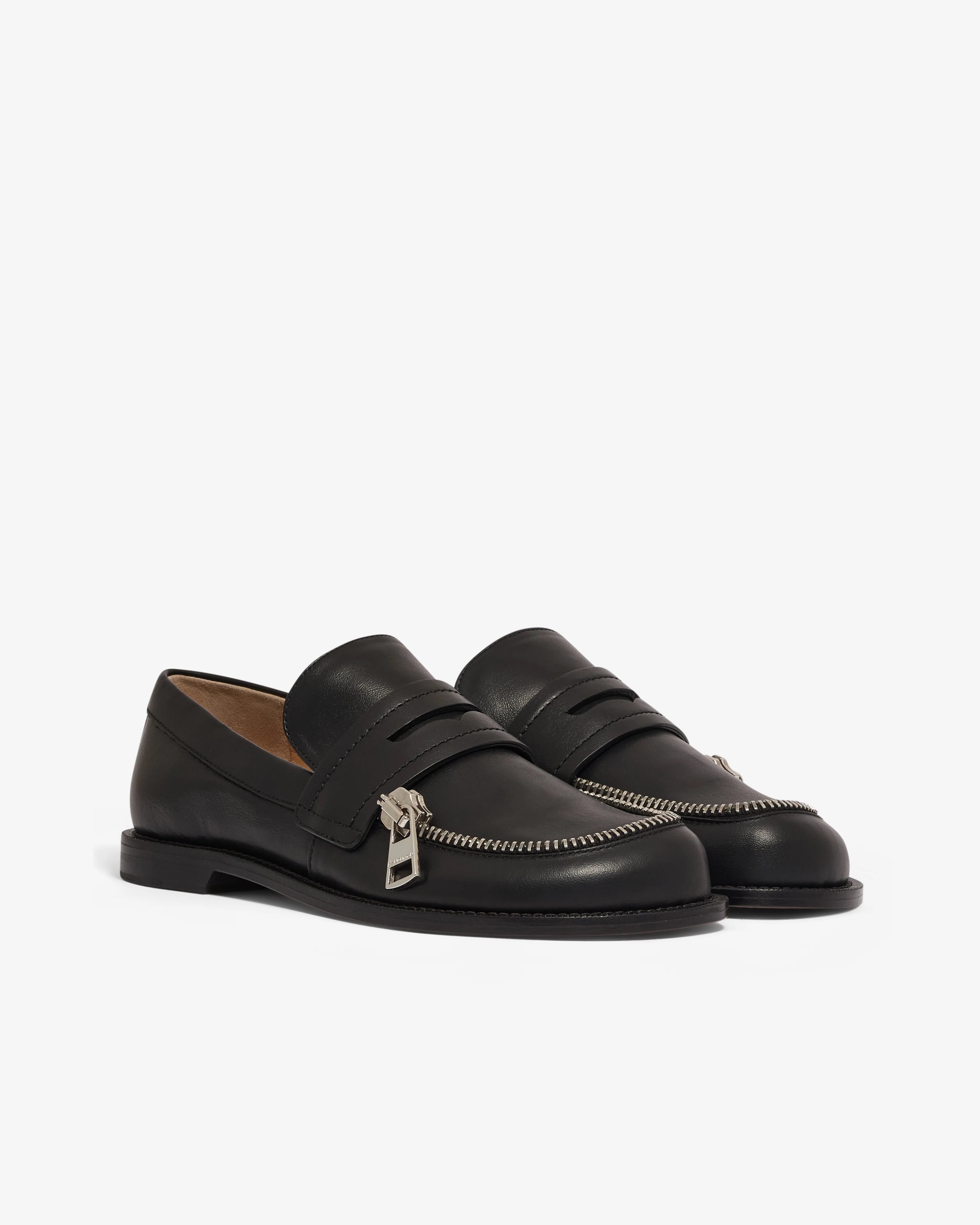 J.W. Anderson - Women’s Biker Moccasin - (Black) - Image 3
