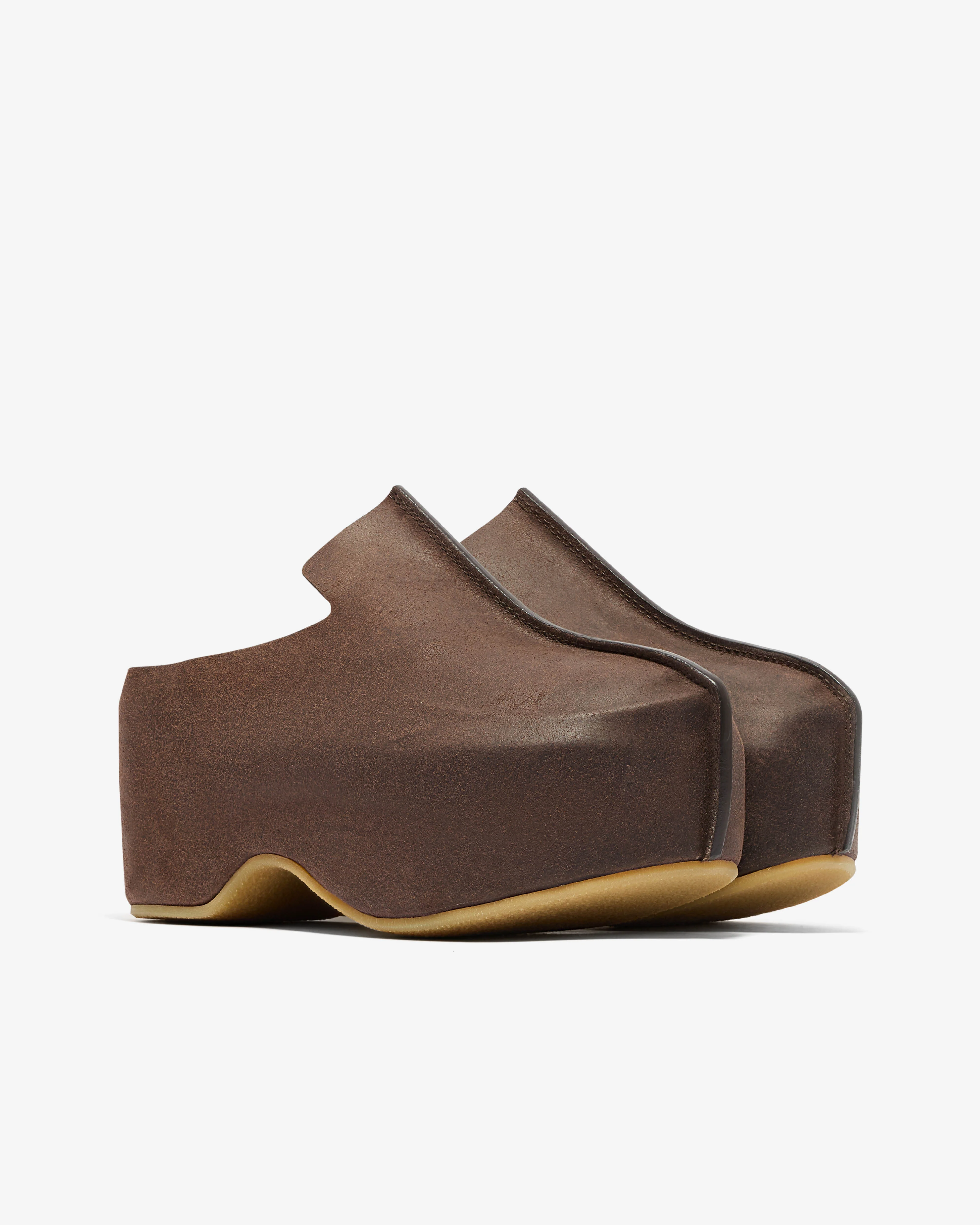 J.W. Anderson - Women’s Platform Clog - (Deep Walnut) - Image 3