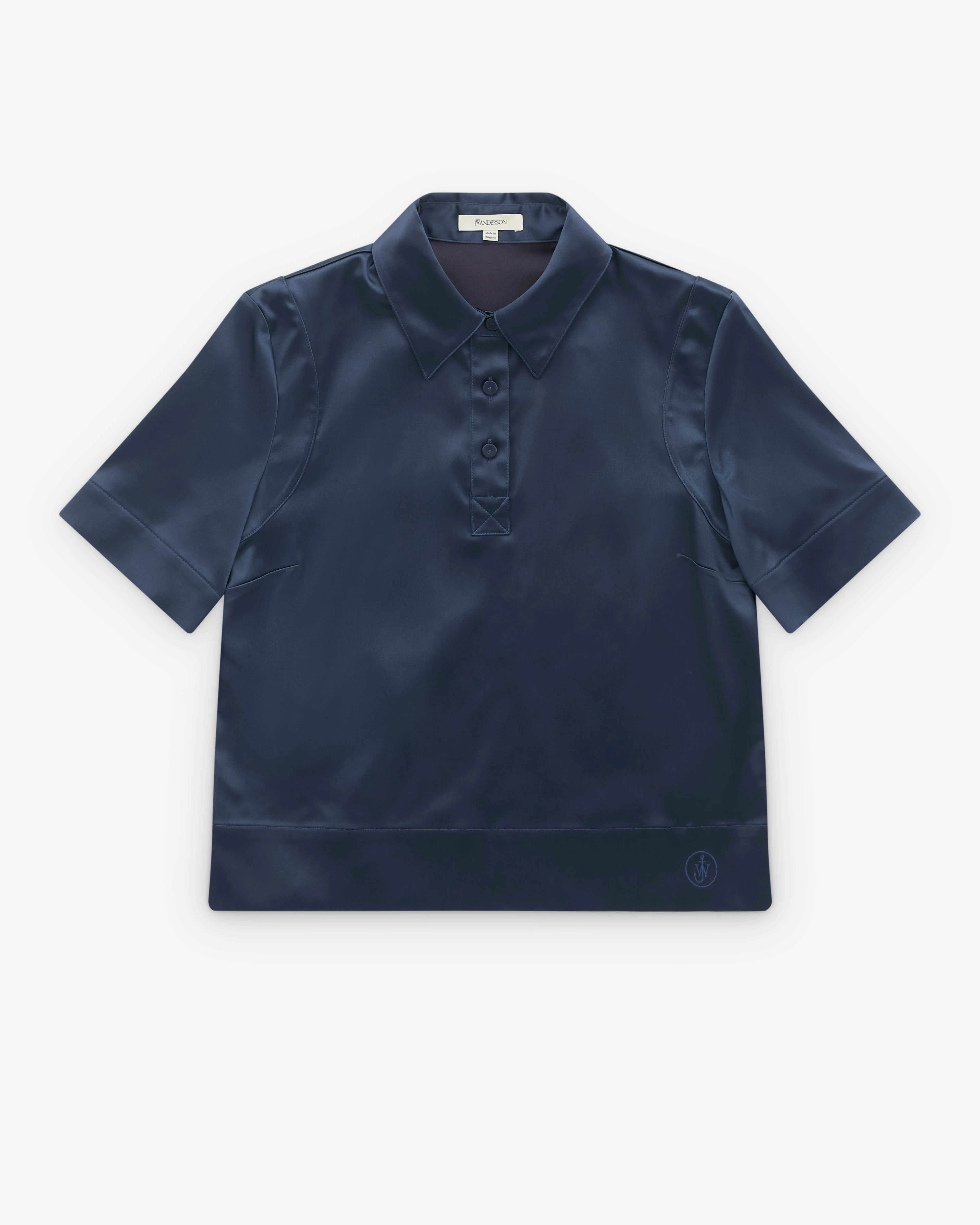 J.W. Anderson - Women’s Short Sleeve Polo Shirt - (Blue)