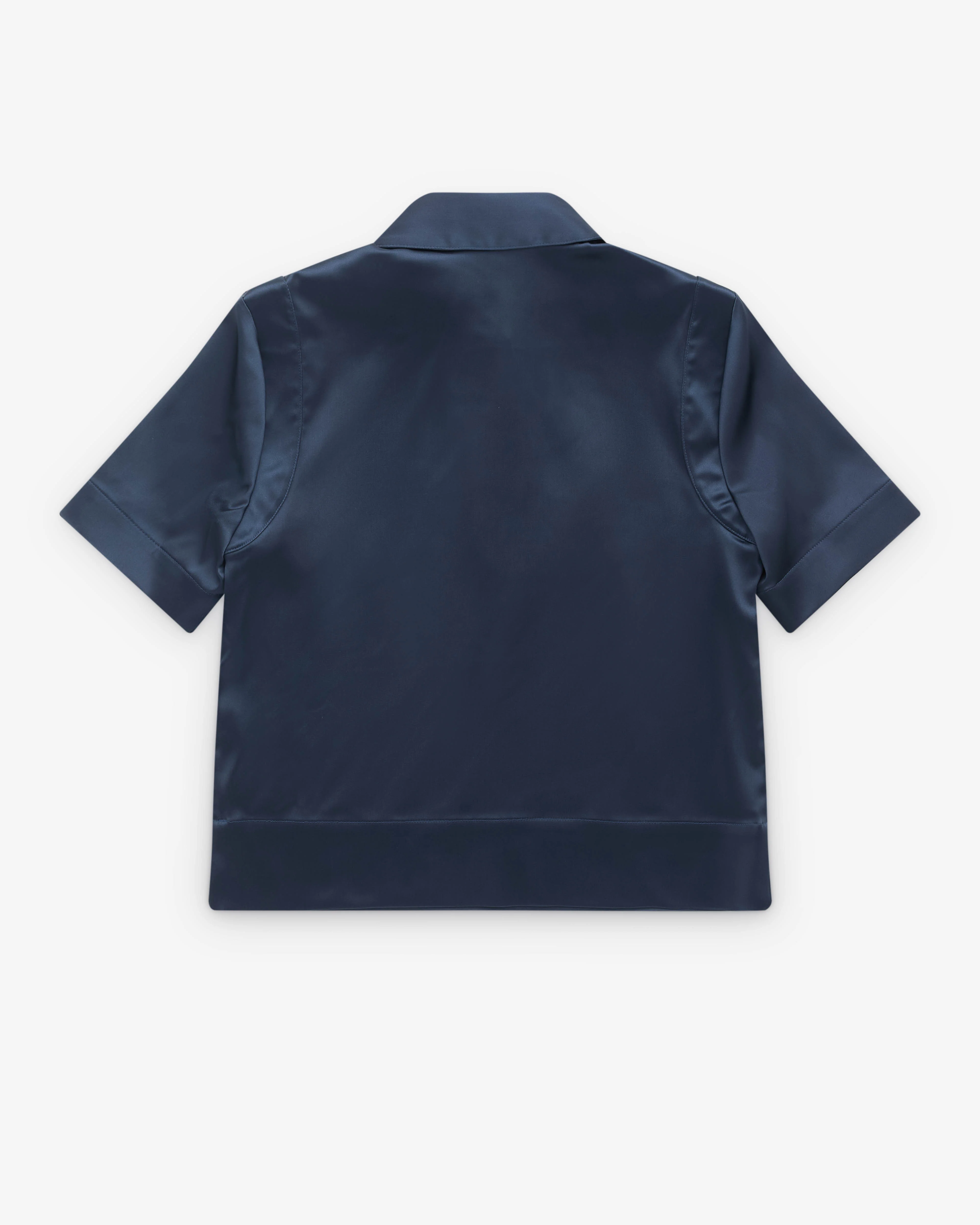 J.W. Anderson - Women’s Short Sleeve Polo Shirt - (Blue) - Image 2