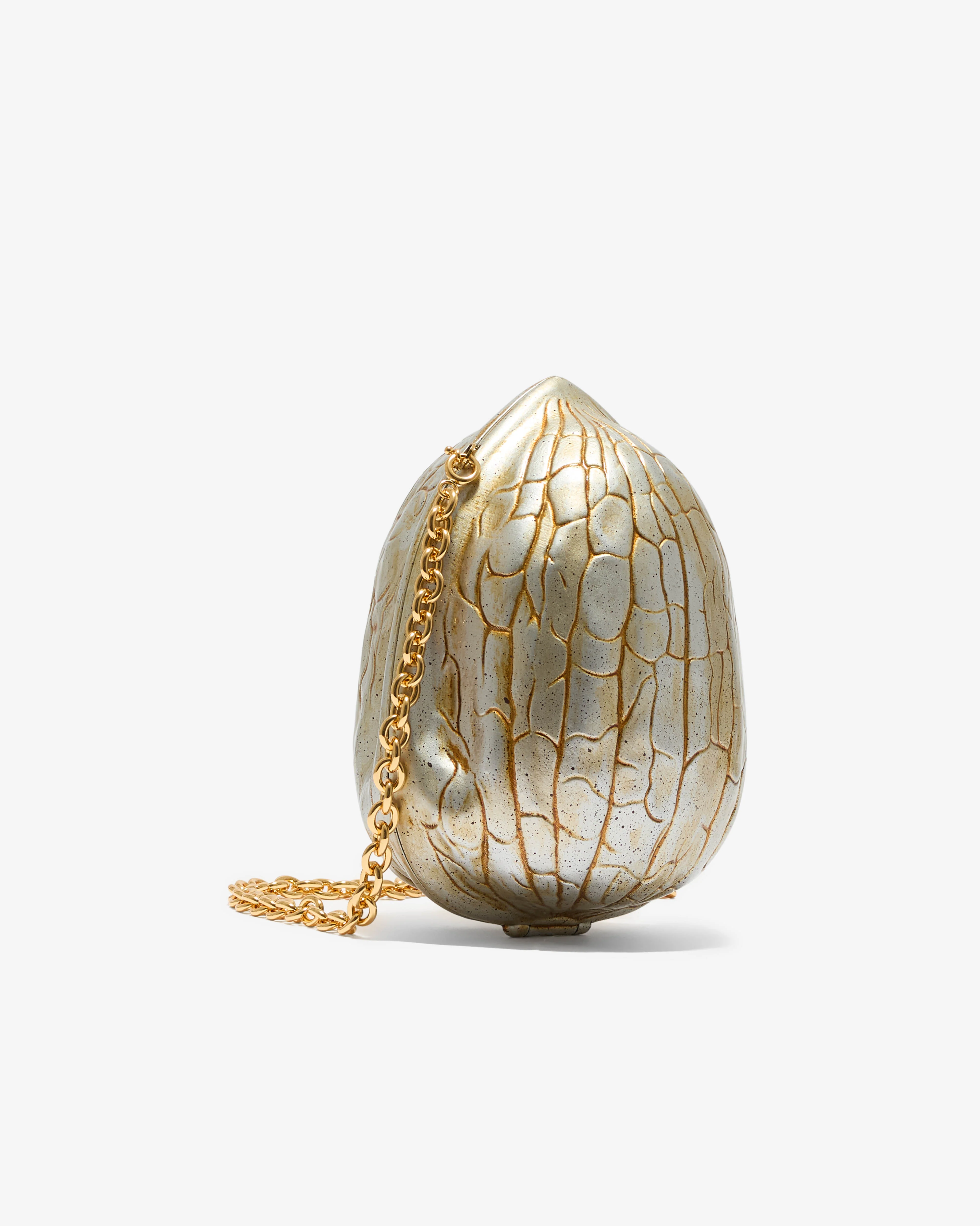 J.W. Anderson - Women’s Walnut Clutch - (Aged Gold) - Image 2