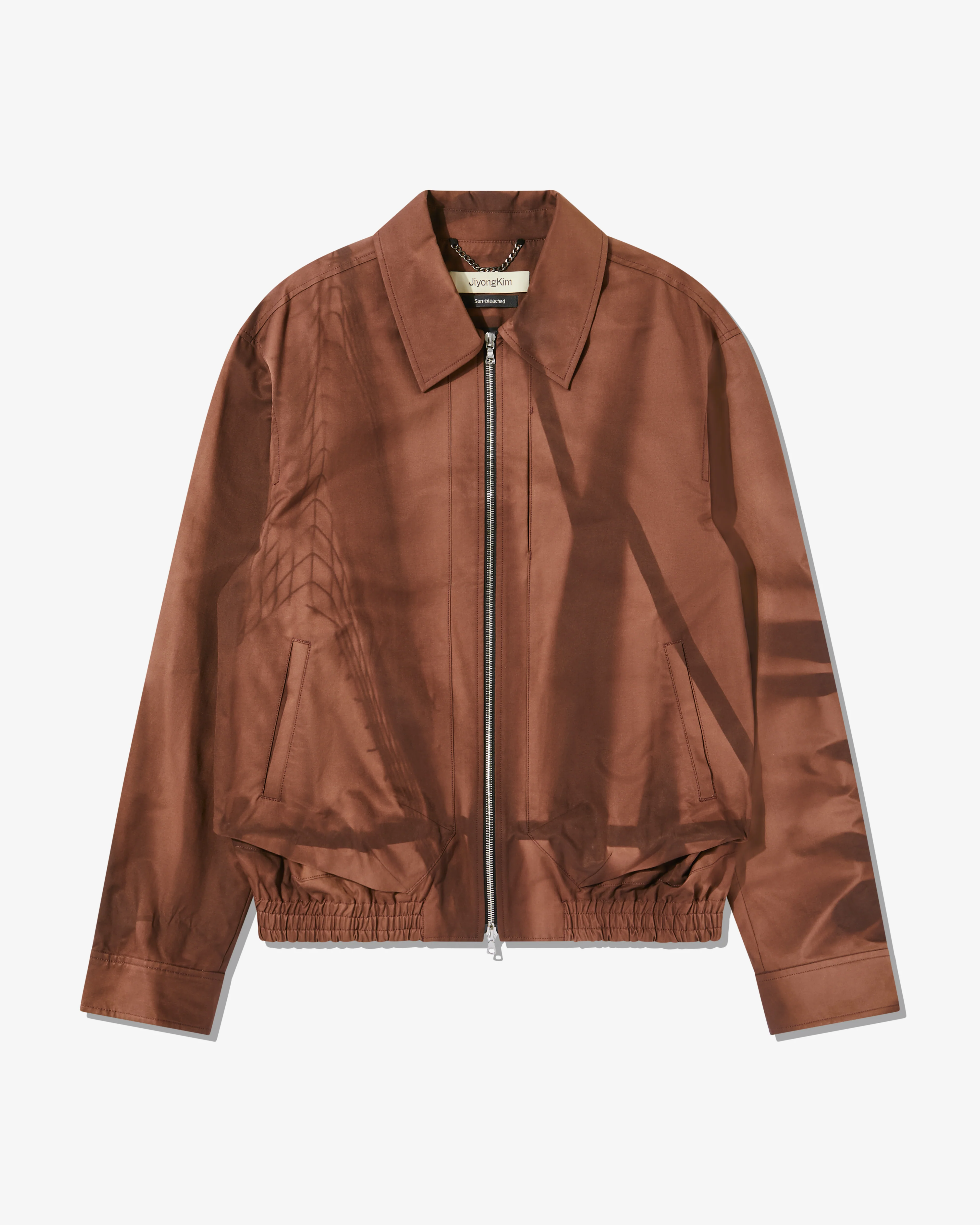 Jiyongkim - Men’s Sun-Bleached Darted Pocket Blouson - (Brown)