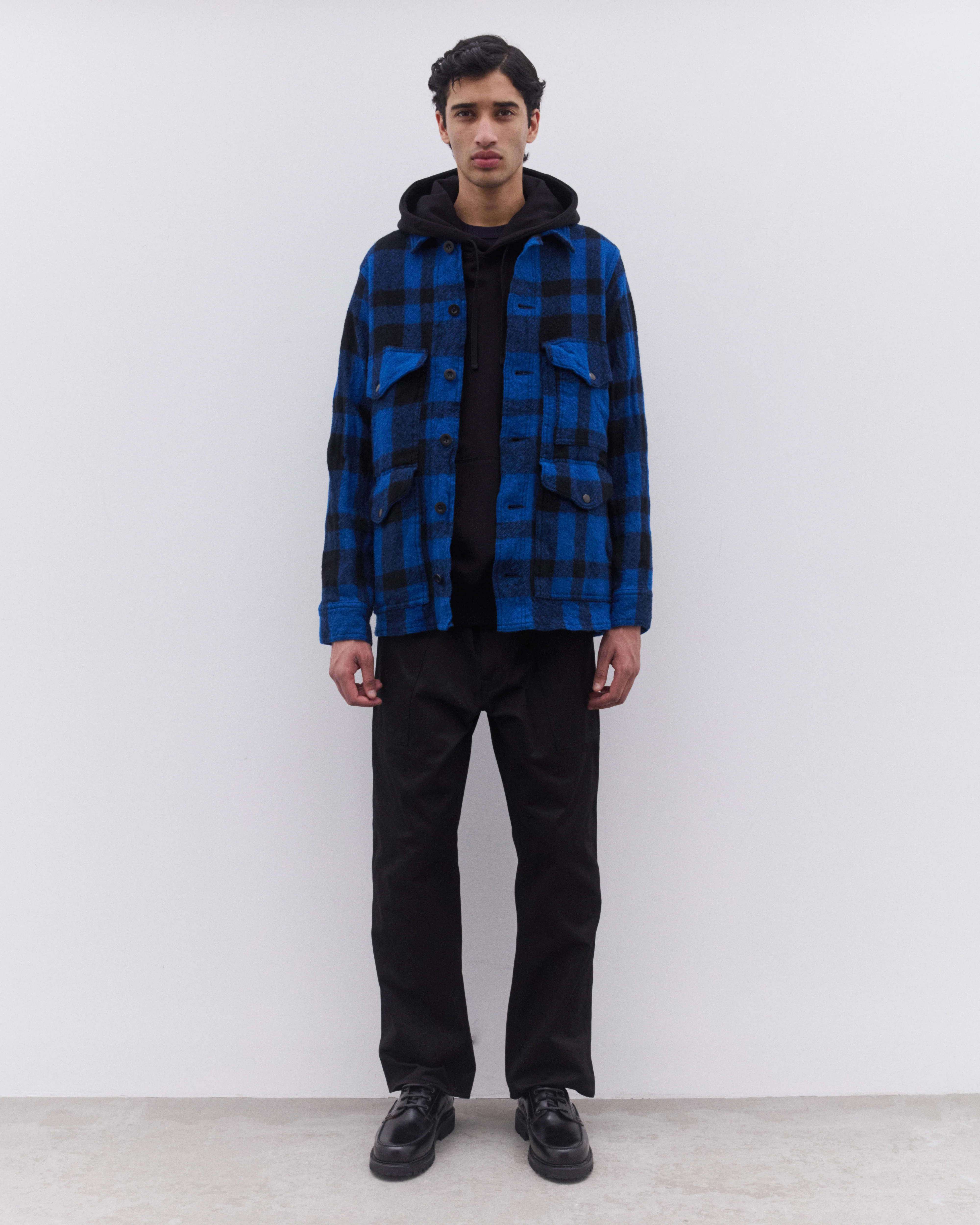 Junya Watanabe Man - Men’s Filson Hooded Sweatshirt - (Black) - Image 6