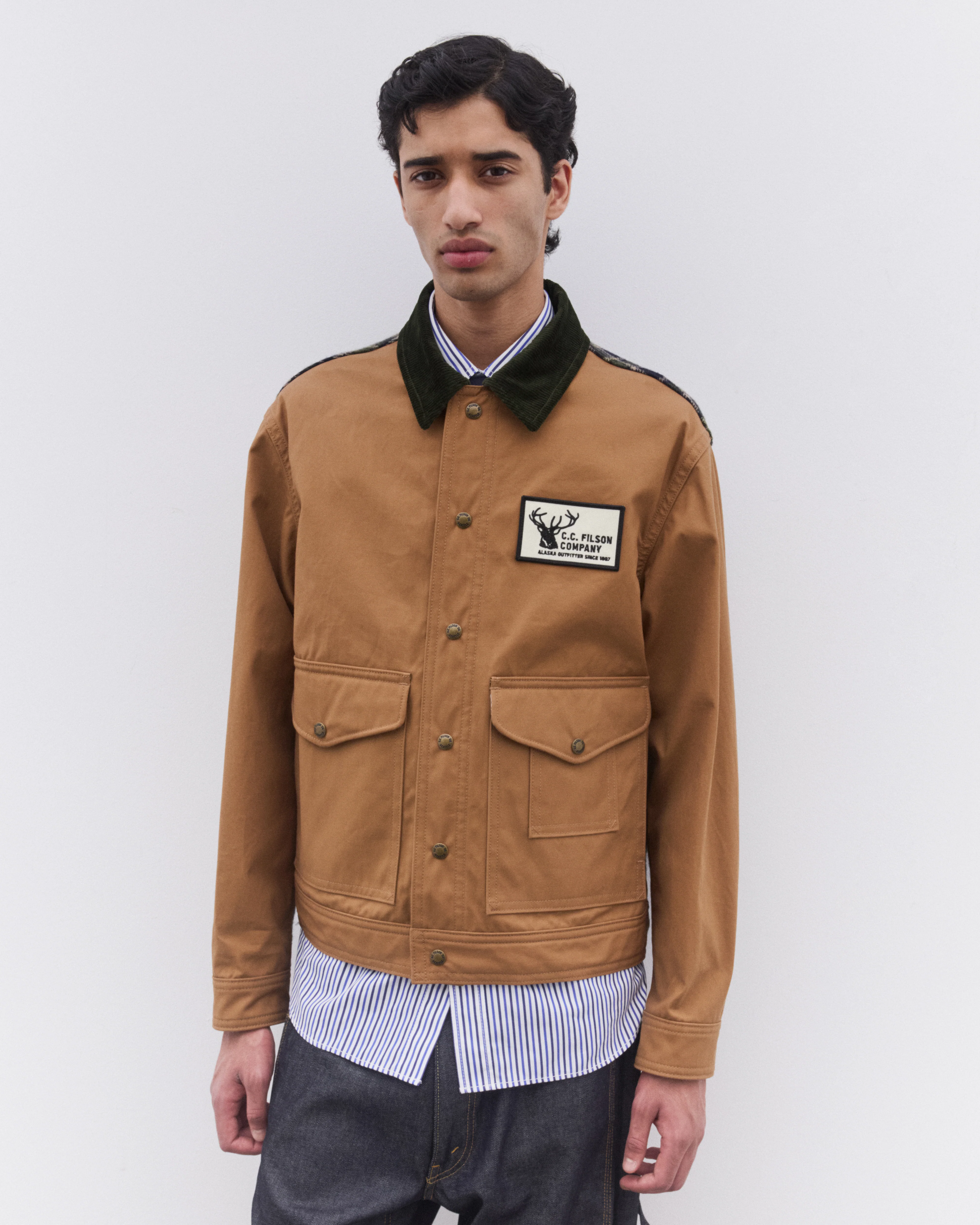 Junya Watanabe Man - Men’s Filson Deck Jacket - (Brown) - Image 3