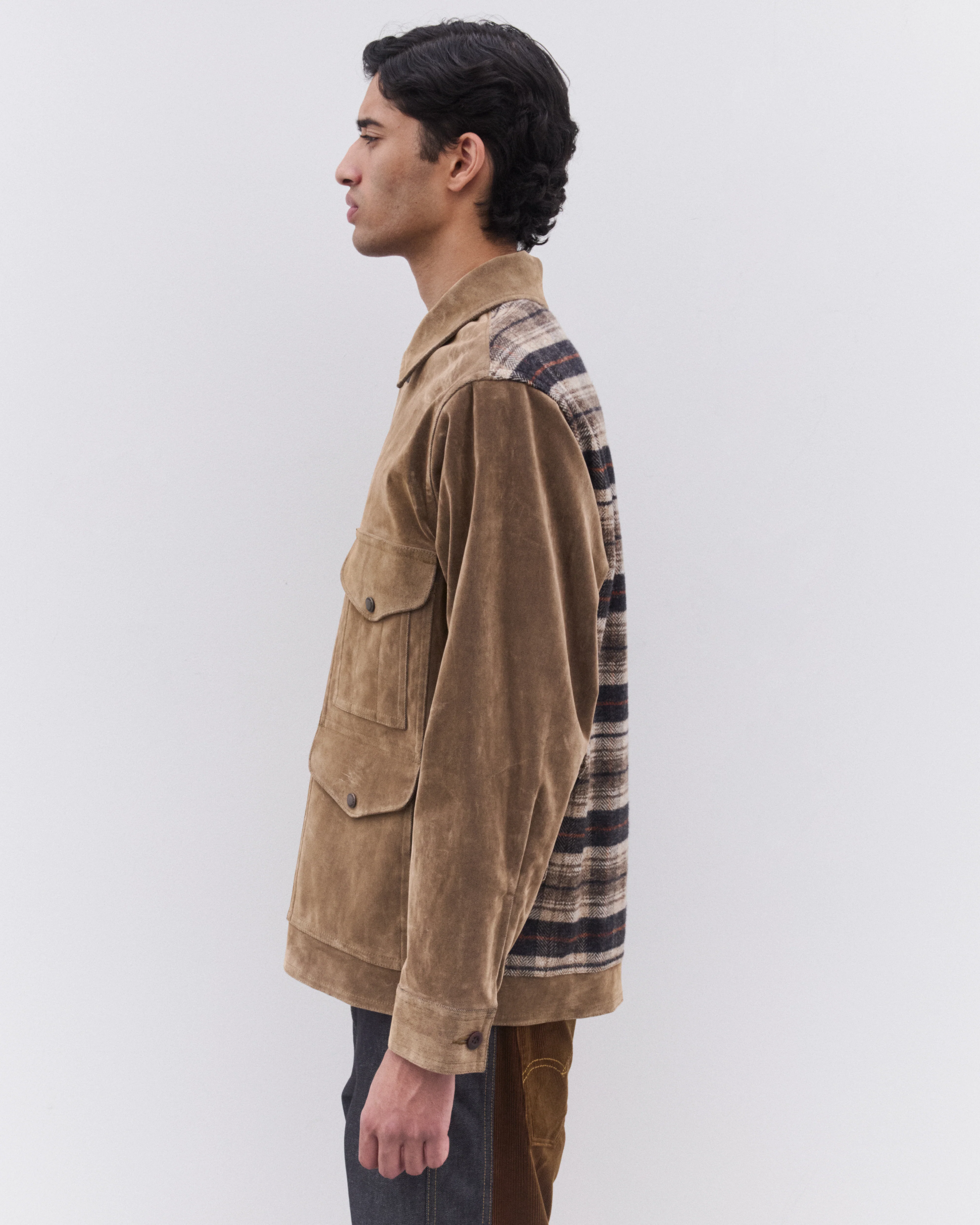 Junya Watanabe Man - Men’s Work Jacket - (Brown) - Image 4