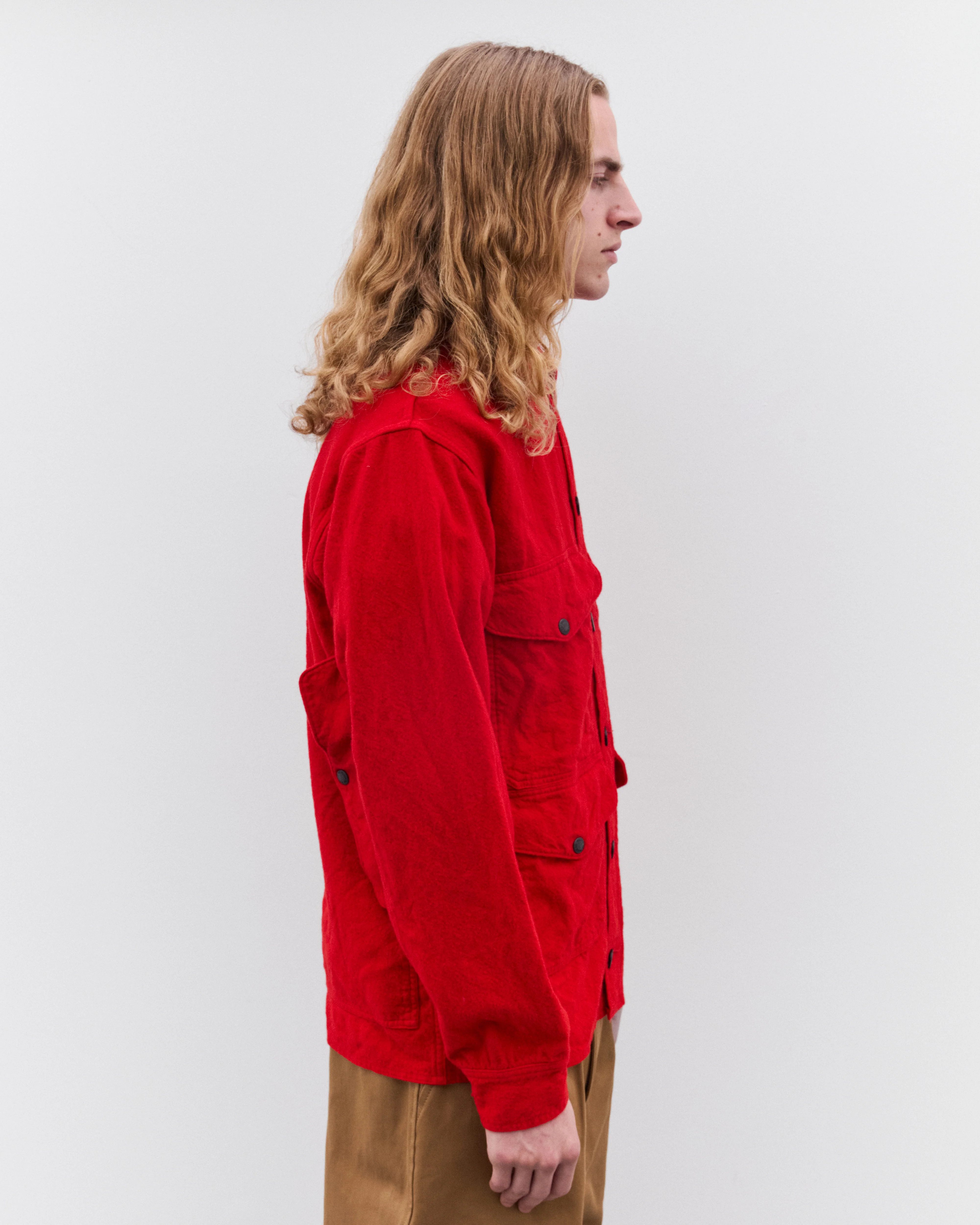 Junya Watanabe Man - Men’s Deck Jacket - (Red) - Image 3