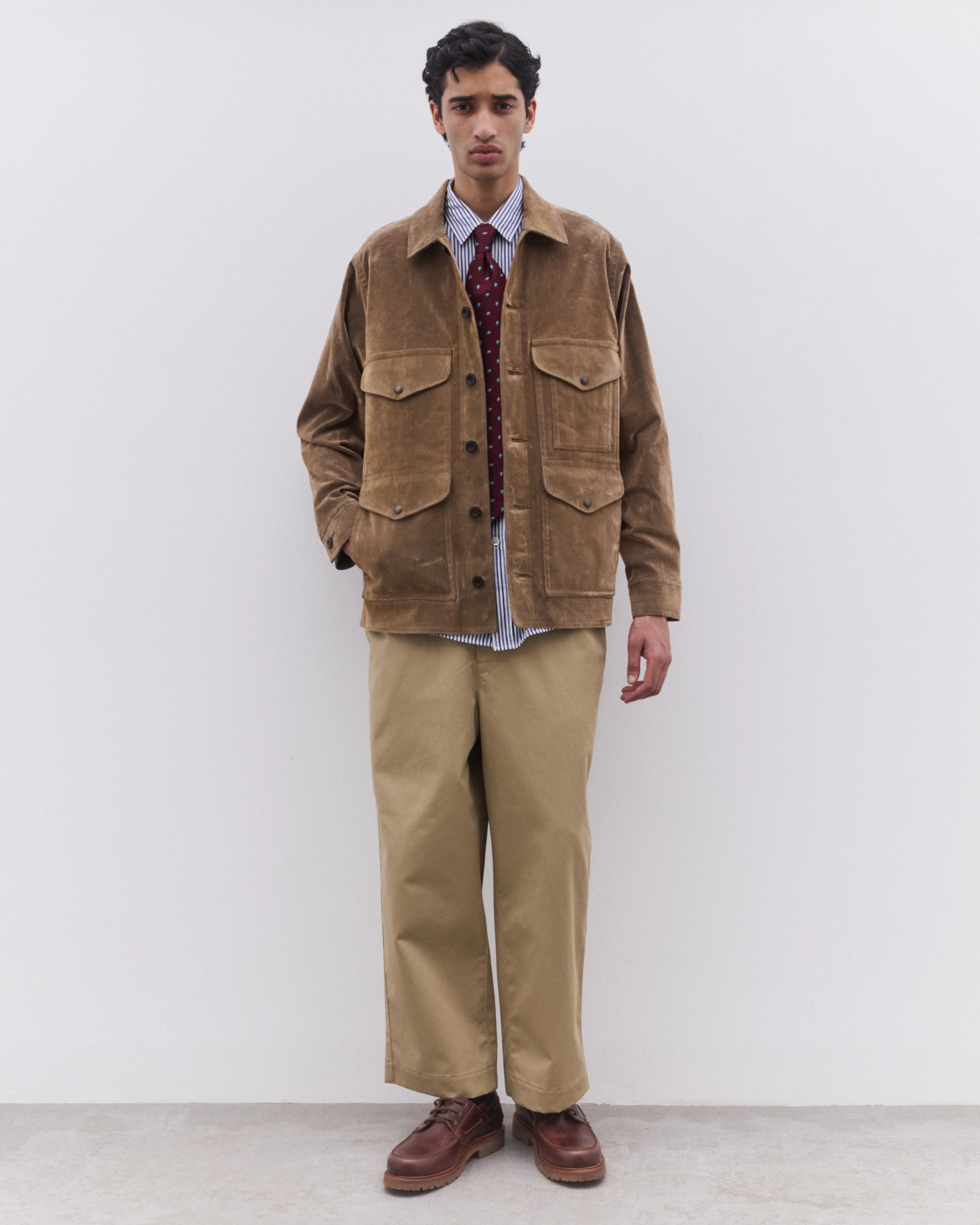 Junya Watanabe Man - Men’s Pinstripe And Check Shirt - (Multi) - Image 6