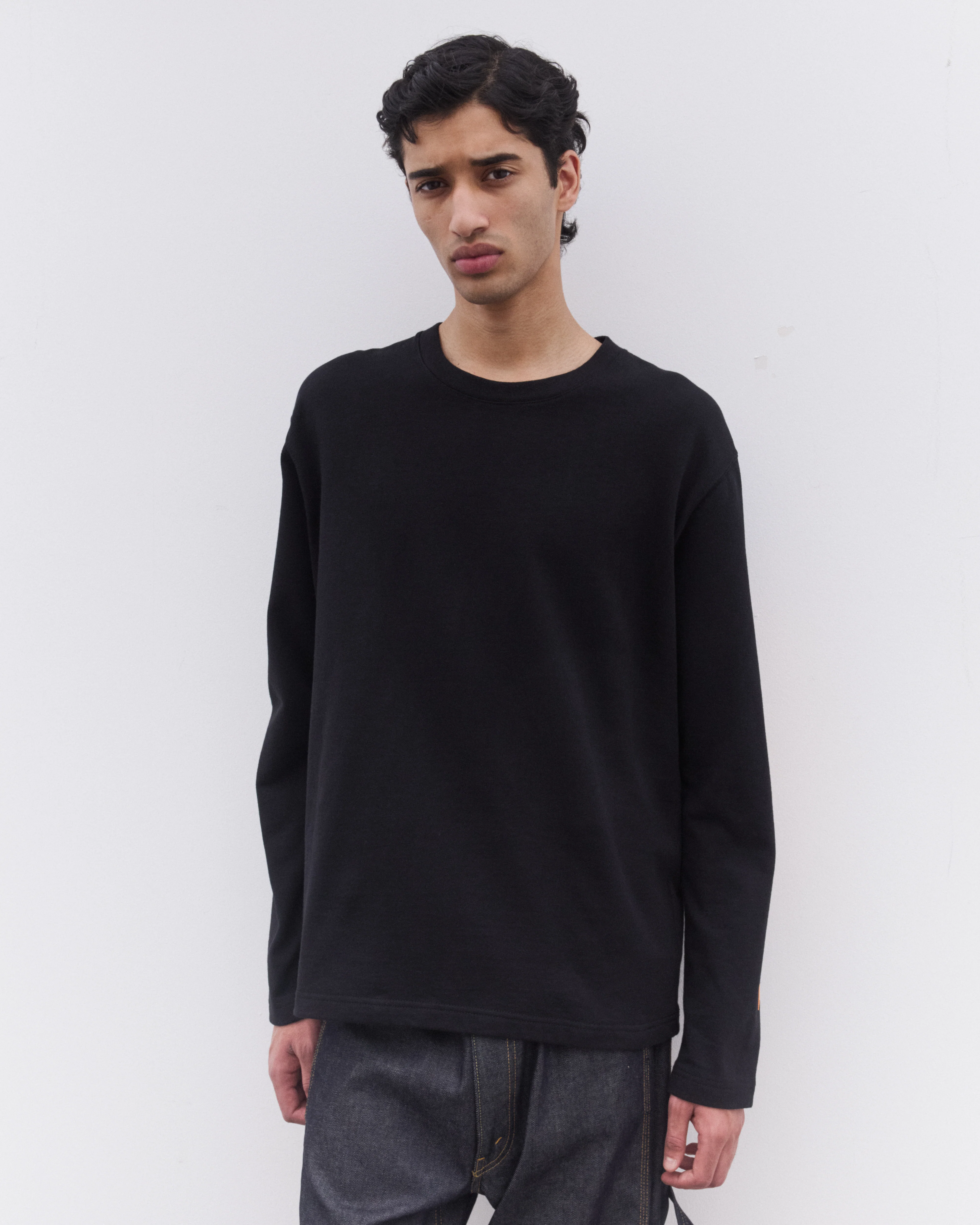 Junya Watanabe Man - Men’s Filson Long Sleeve T-Shirt - (Black) - Image 3