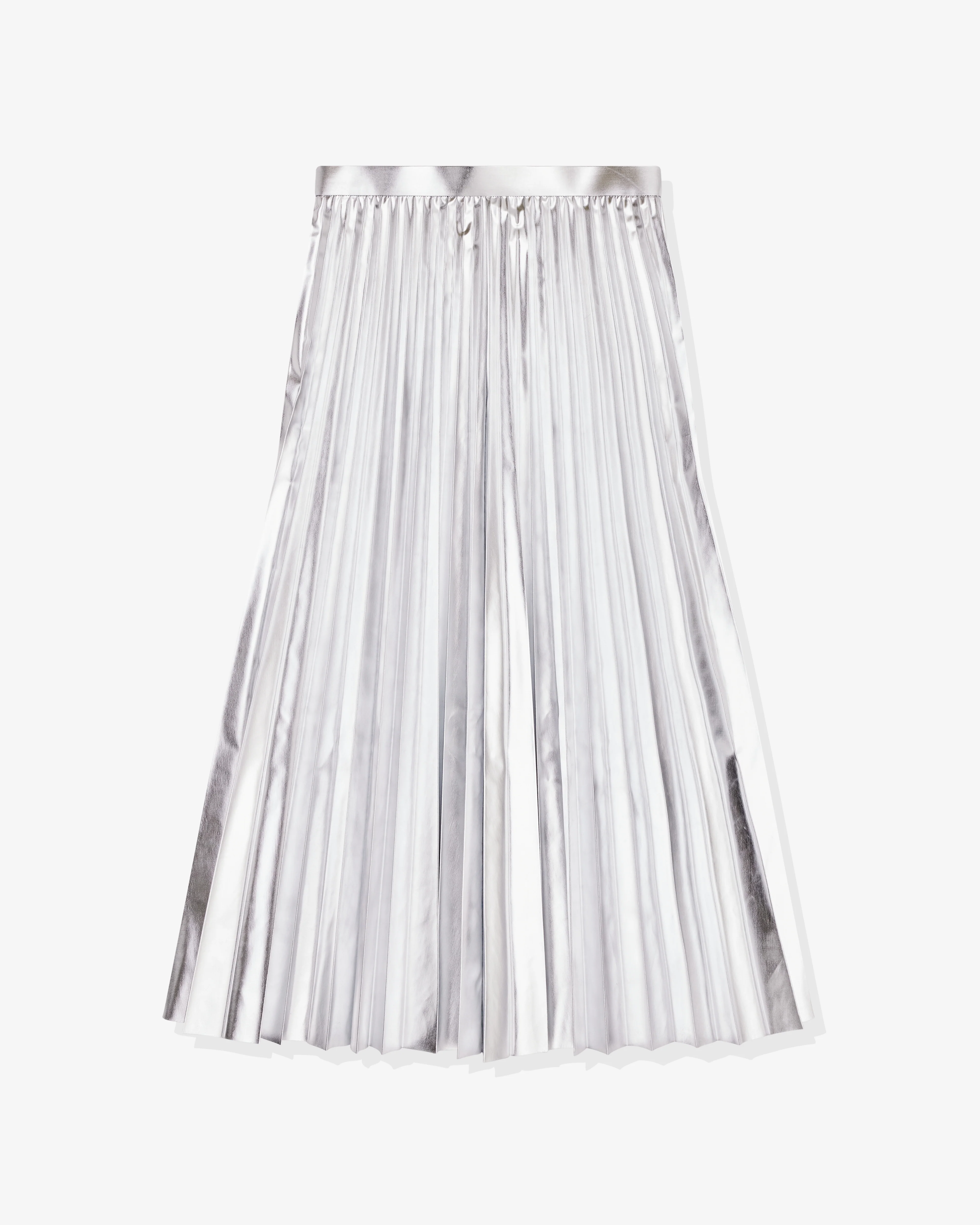 Junya Watanabe - Women’s Pleated Skirt - (Silver) - Image 2