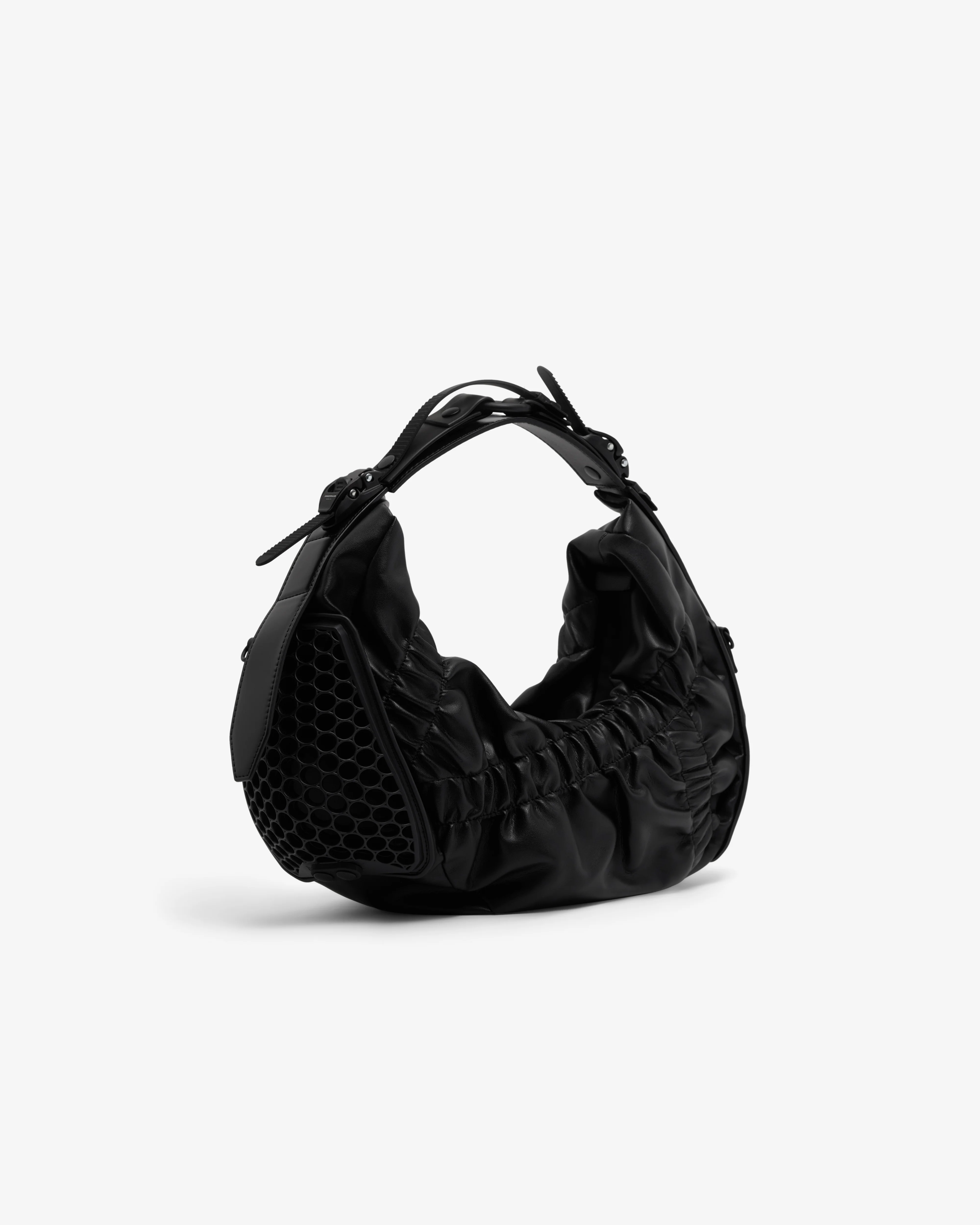 Junya Watanabe - Innerraum Crunch Shoulder Bag - (Black) - Image 2