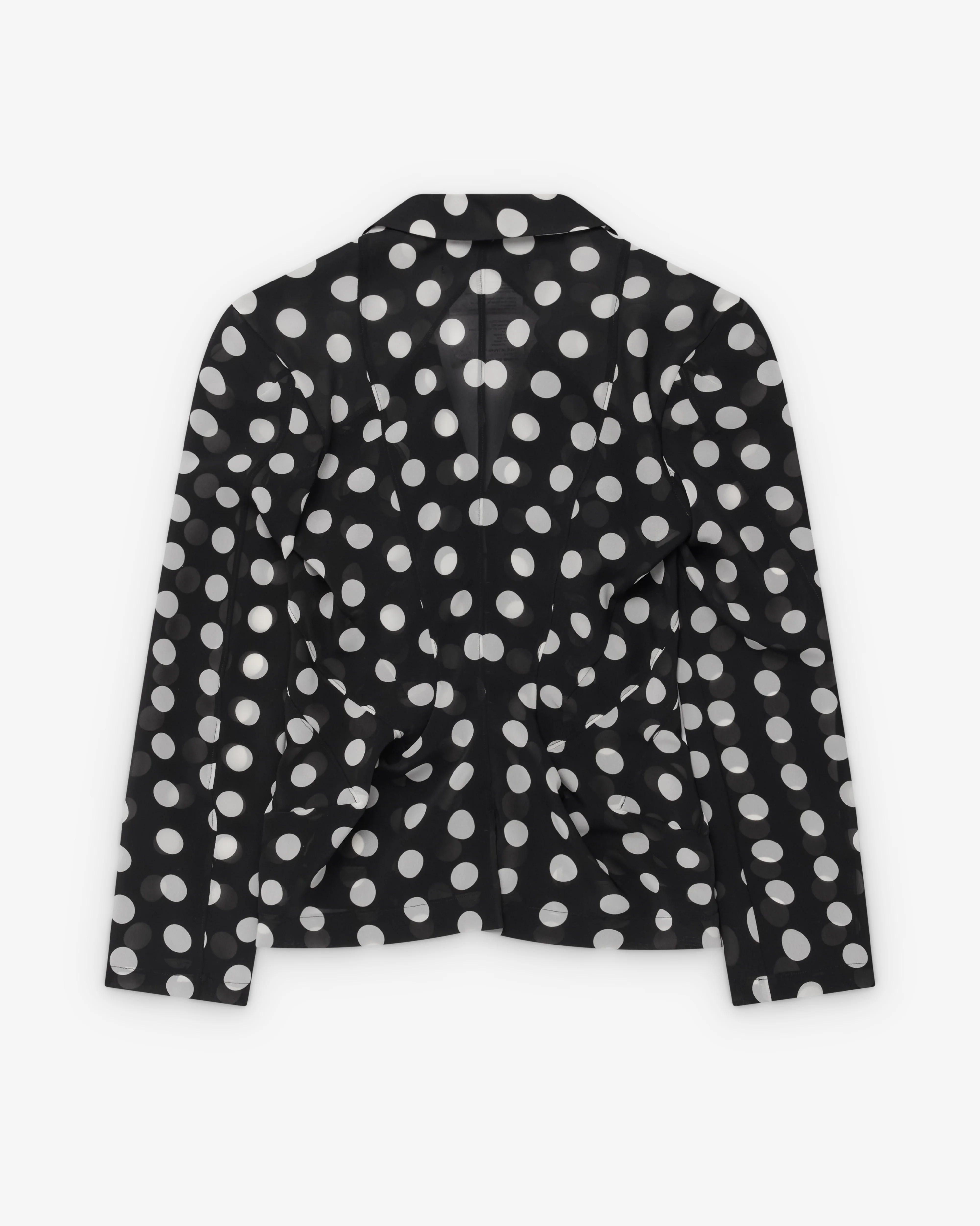 Junya Watanabe - Women's Polka Dot Fitted Blouse - (Black/White) - Image 2