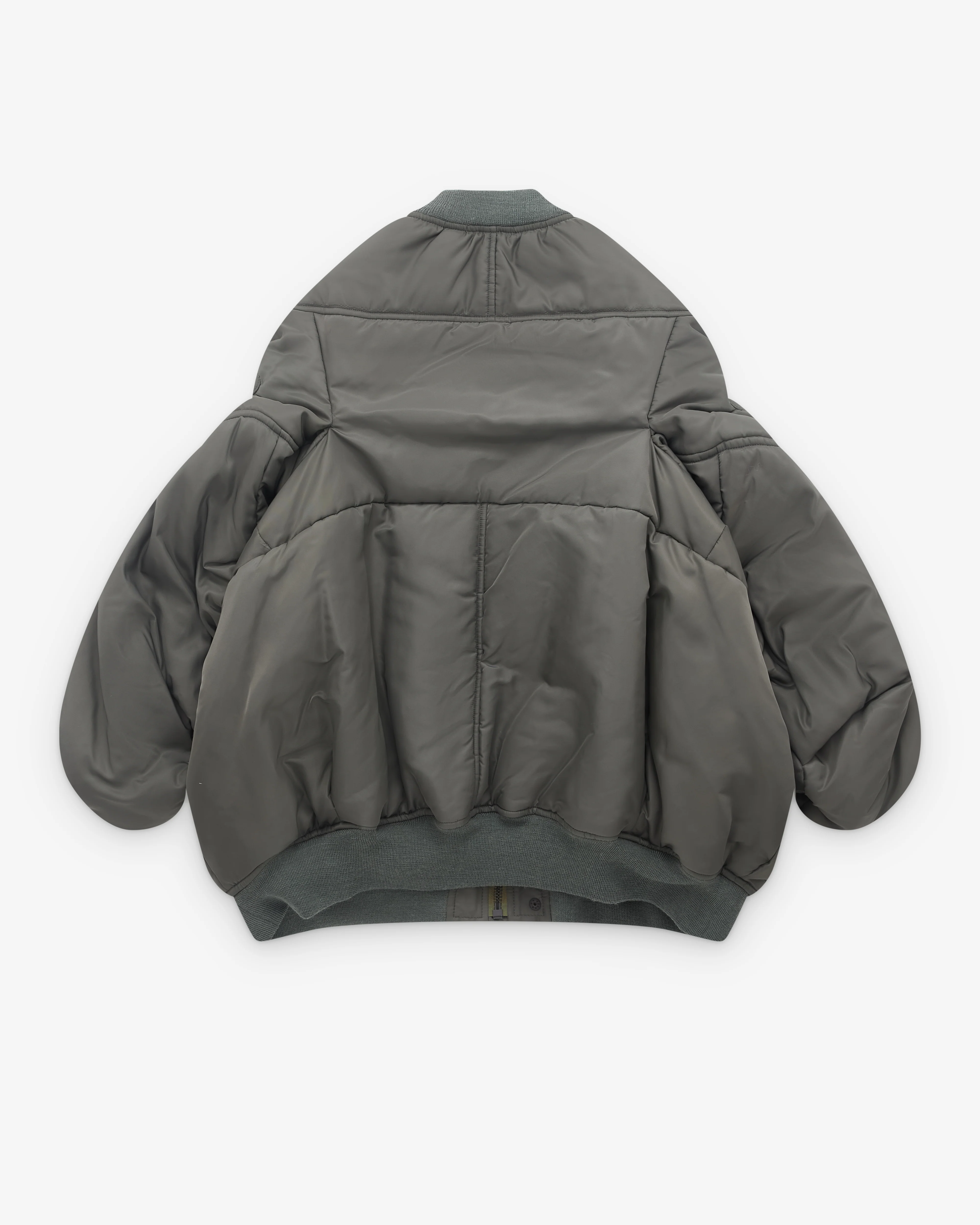 Junya Watanabe - Women’s Oversized Bomber Jacket - (Khaki) - Image 2
