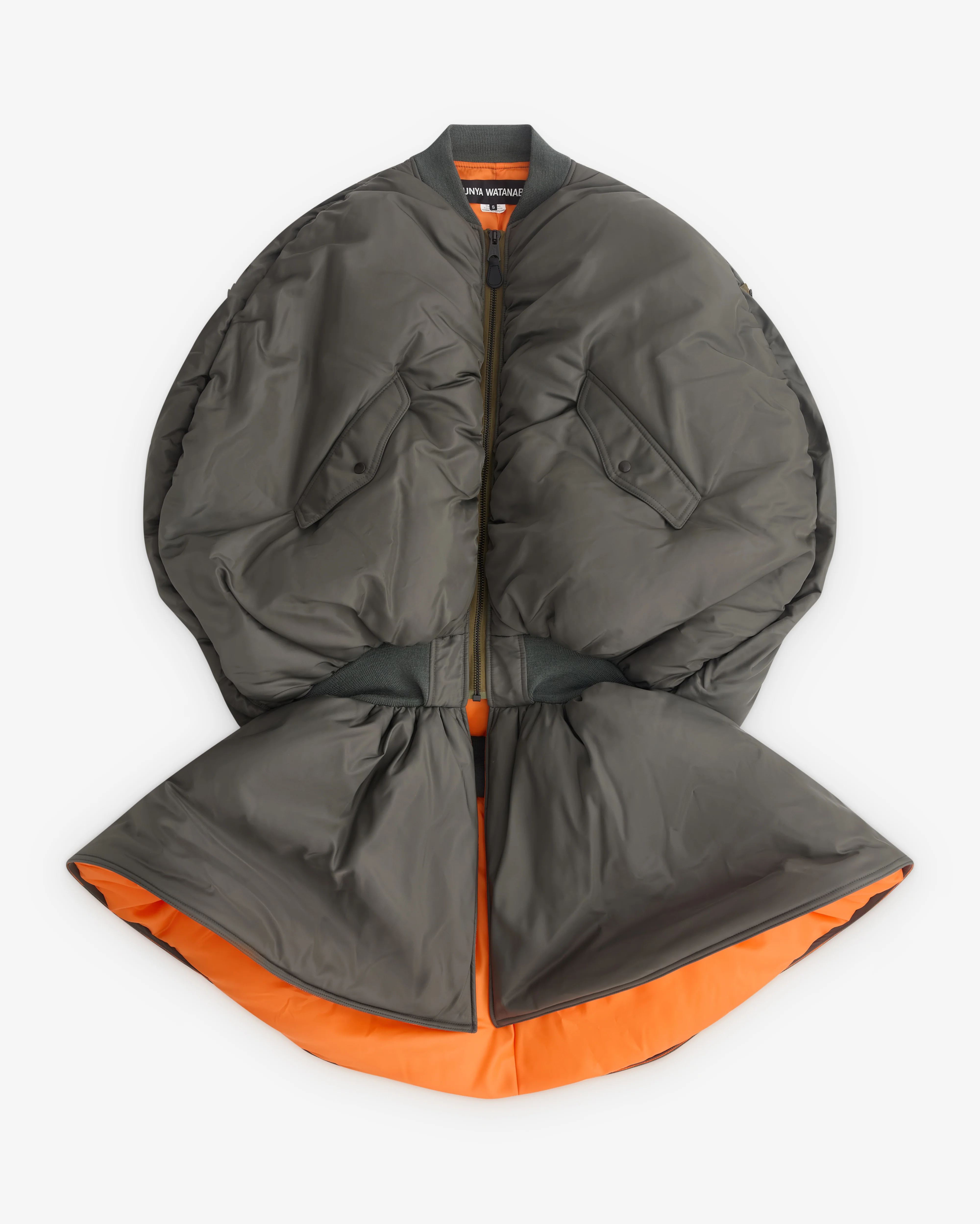 Junya Watanabe - Women’s Sleeveless Bomber Jacket - (Khaki)