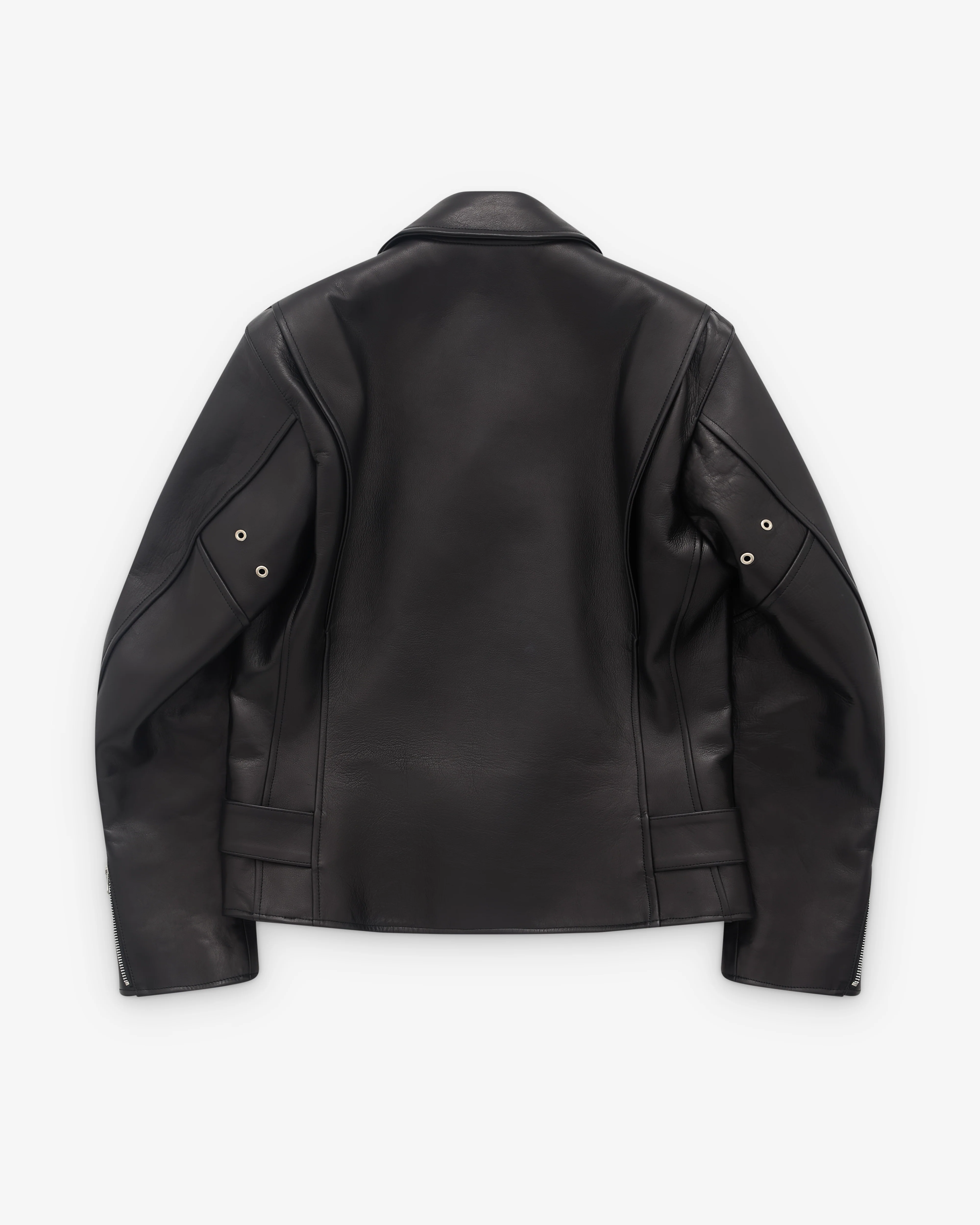 Junya Watanabe - Women’s Leather Biker Jacket - (Black) - Image 2
