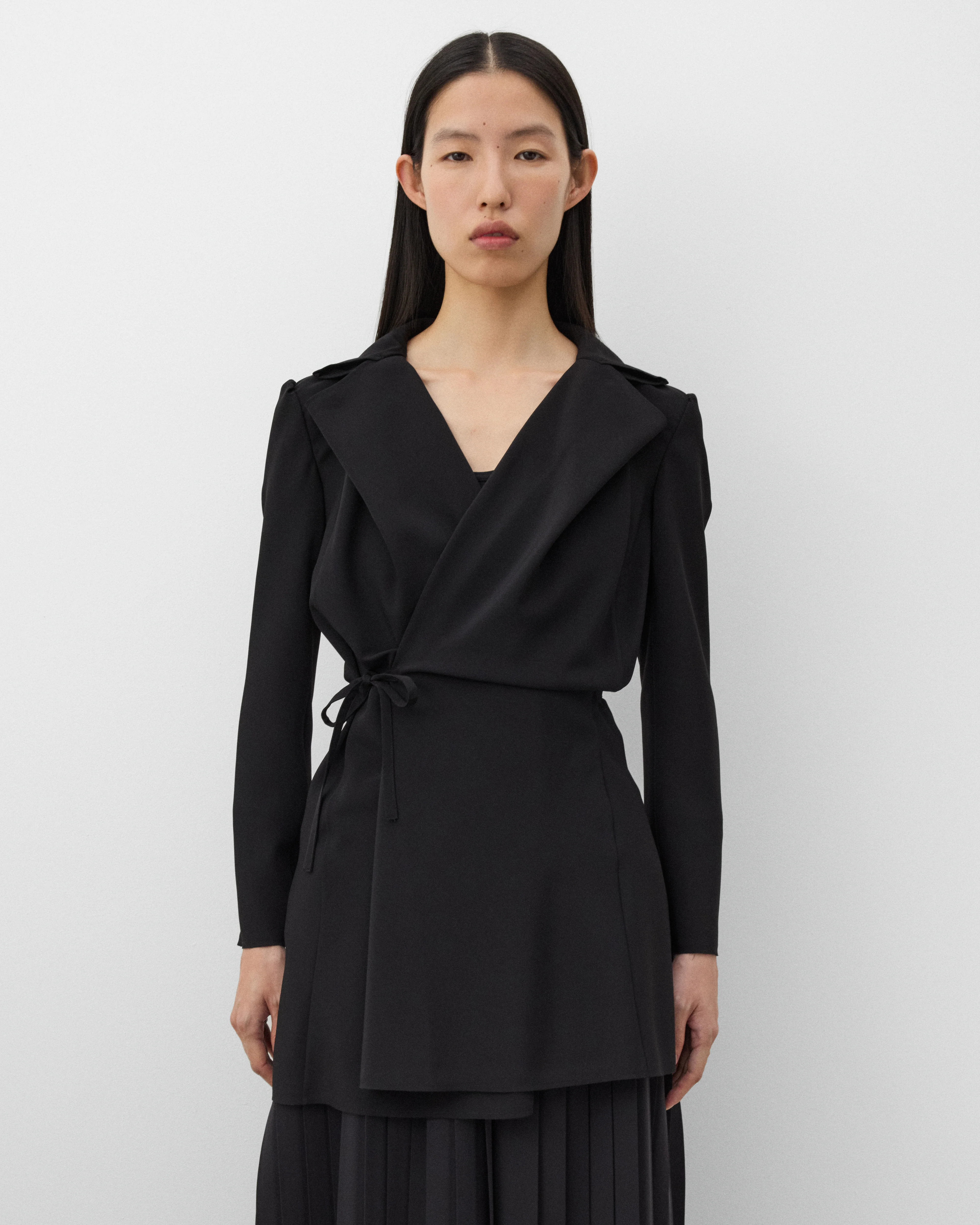 Junya Watanabe - Women's Tie Waist Jacket - (Black) - Image 3