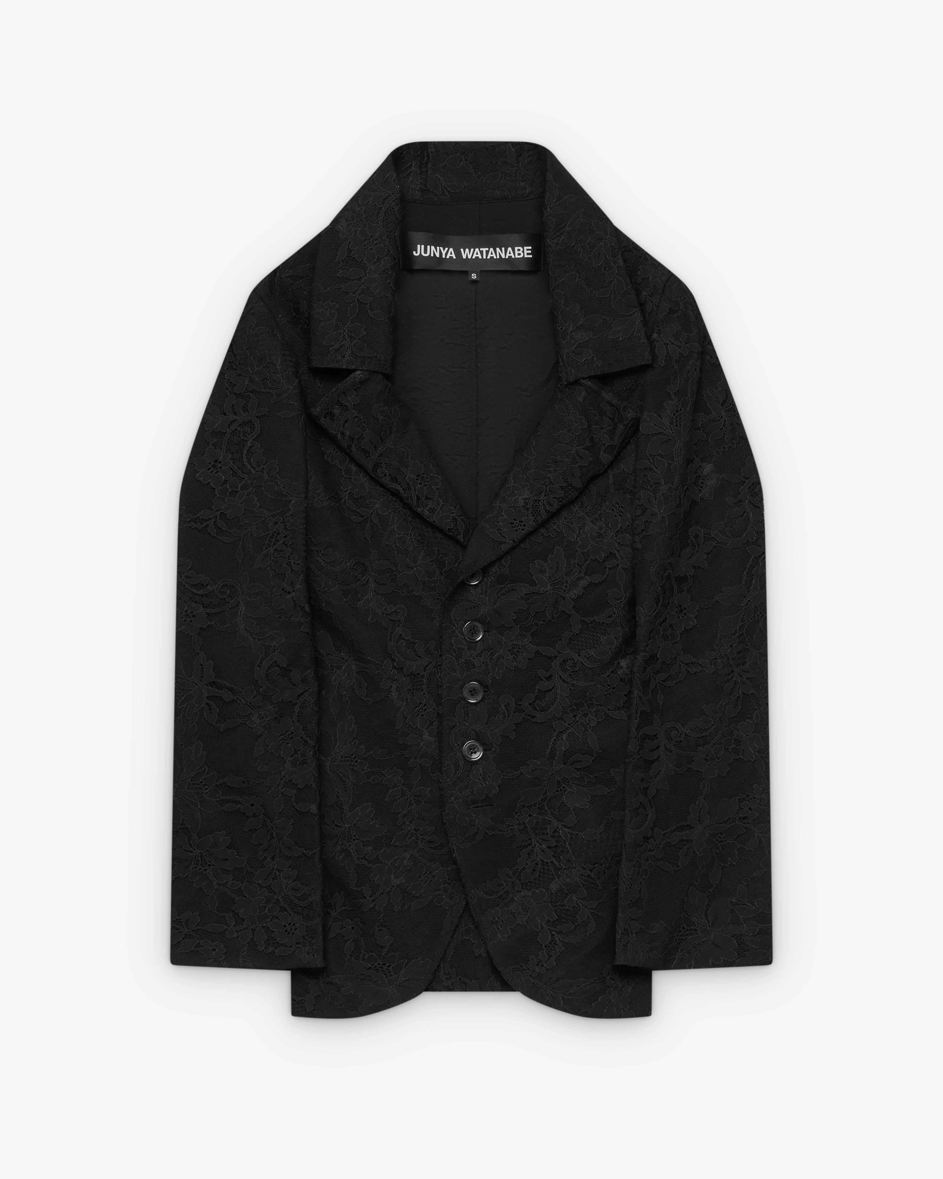 Junya Watanabe - Women's Floral Lace Blazer - (Black)