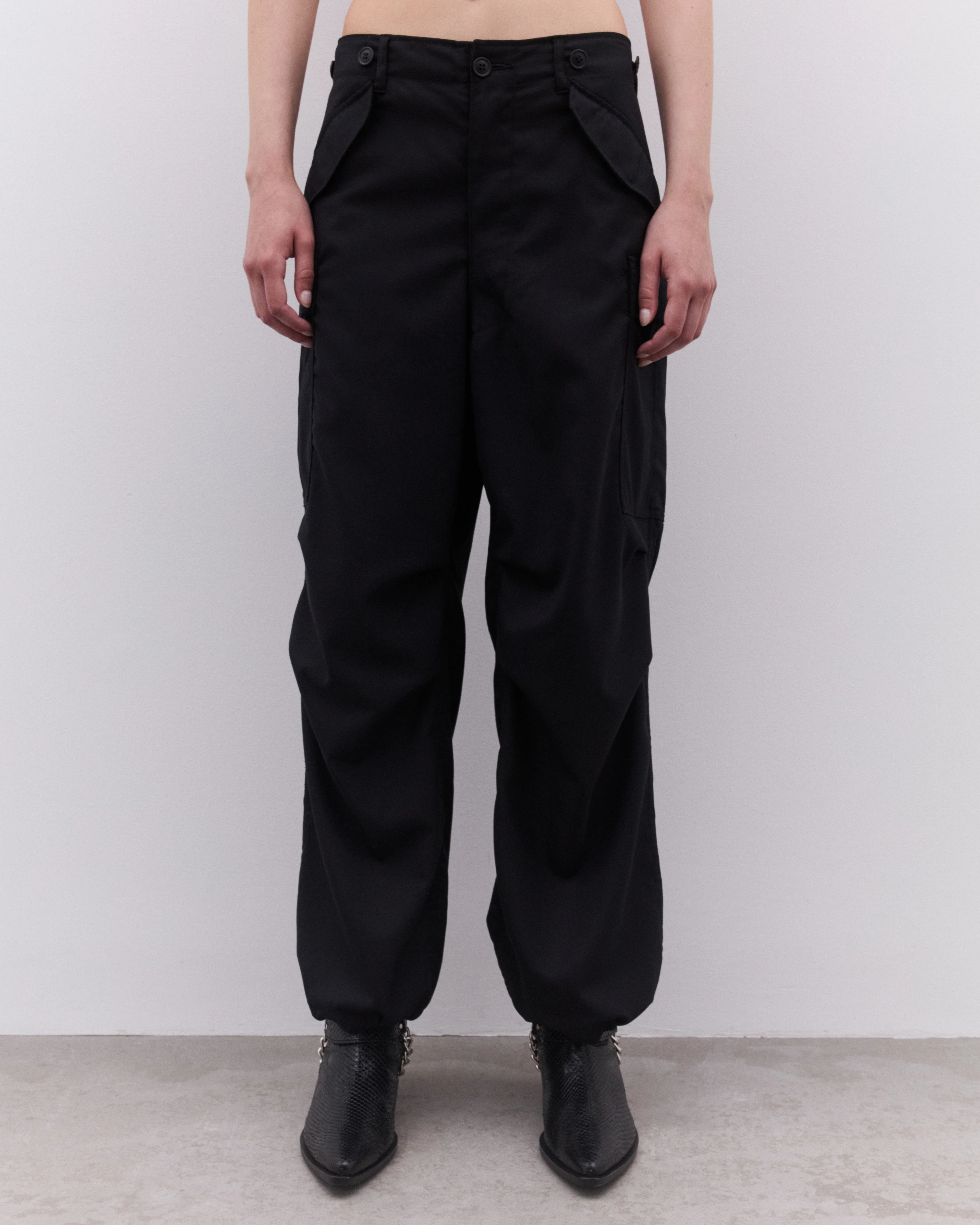 Junya Watanabe - Women’s Cargo Pants - (Black) - Image 3