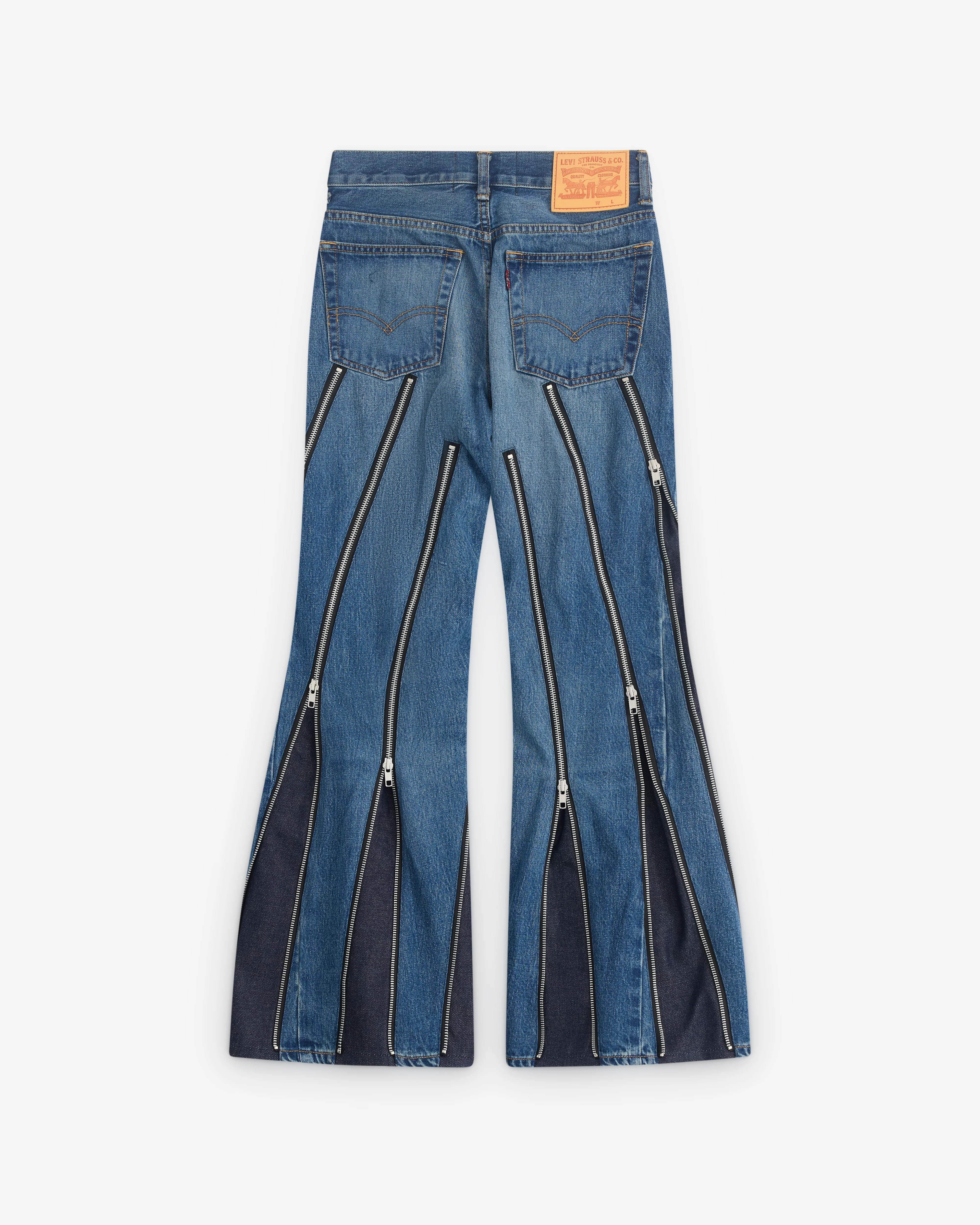 Junya Watanabe - Women’s Levi's Zip Jeans Pants - (Indigo) - Image 2