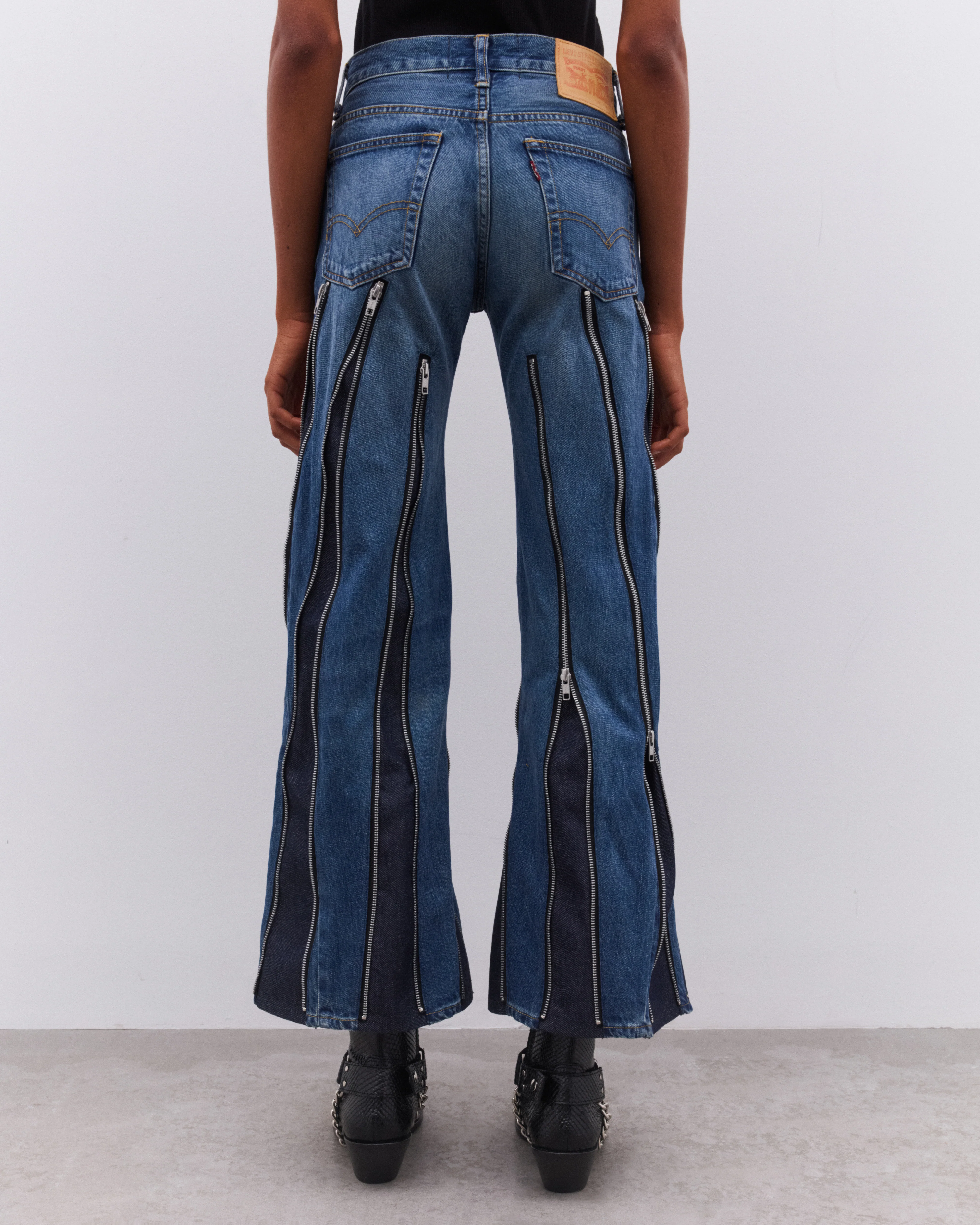 Junya Watanabe - Women’s Levi's Zip Jeans Pants - (Indigo) - Image 5