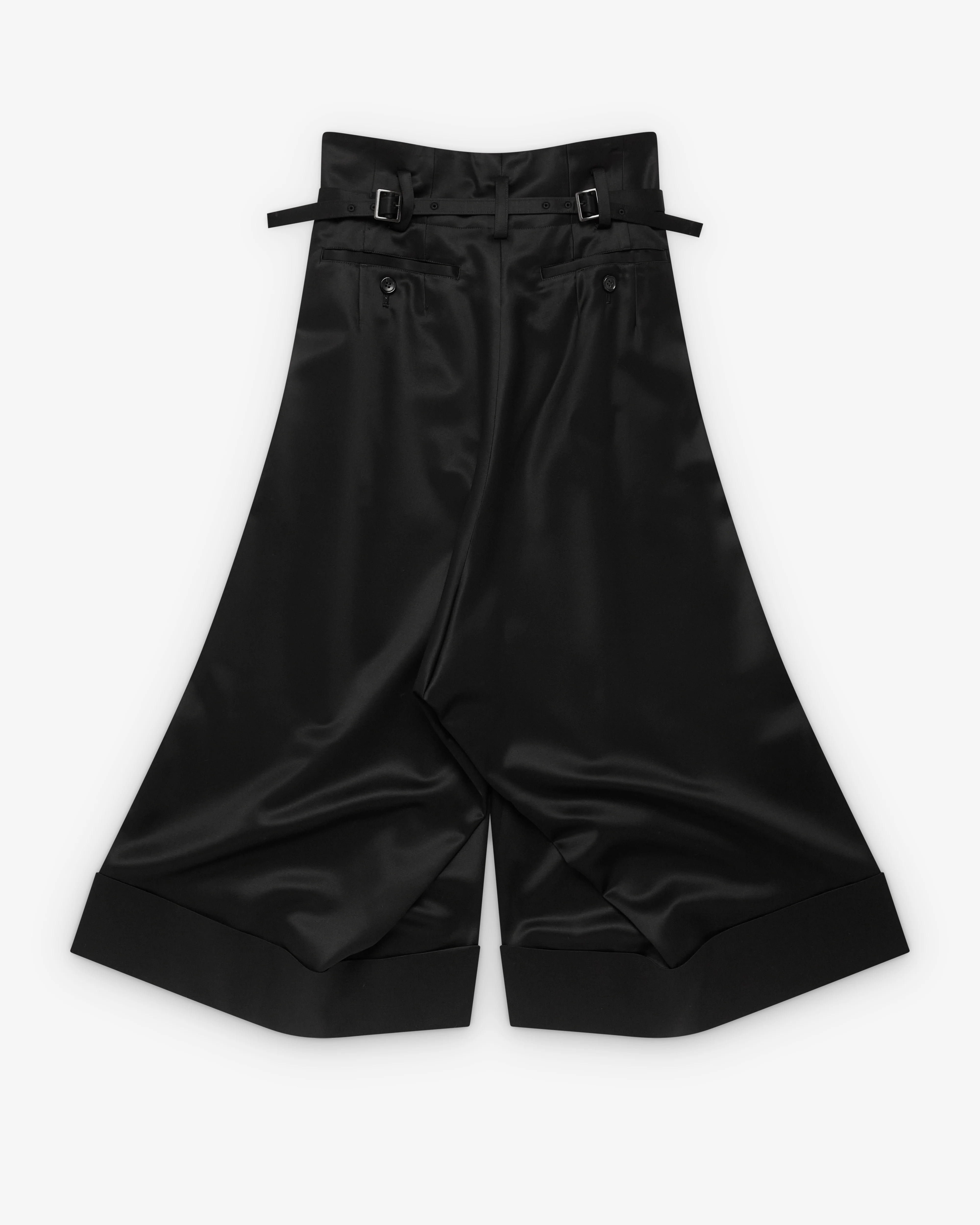 Junya Watanabe - Women's Pleated Cuffed Trousers - (Black) - Image 2