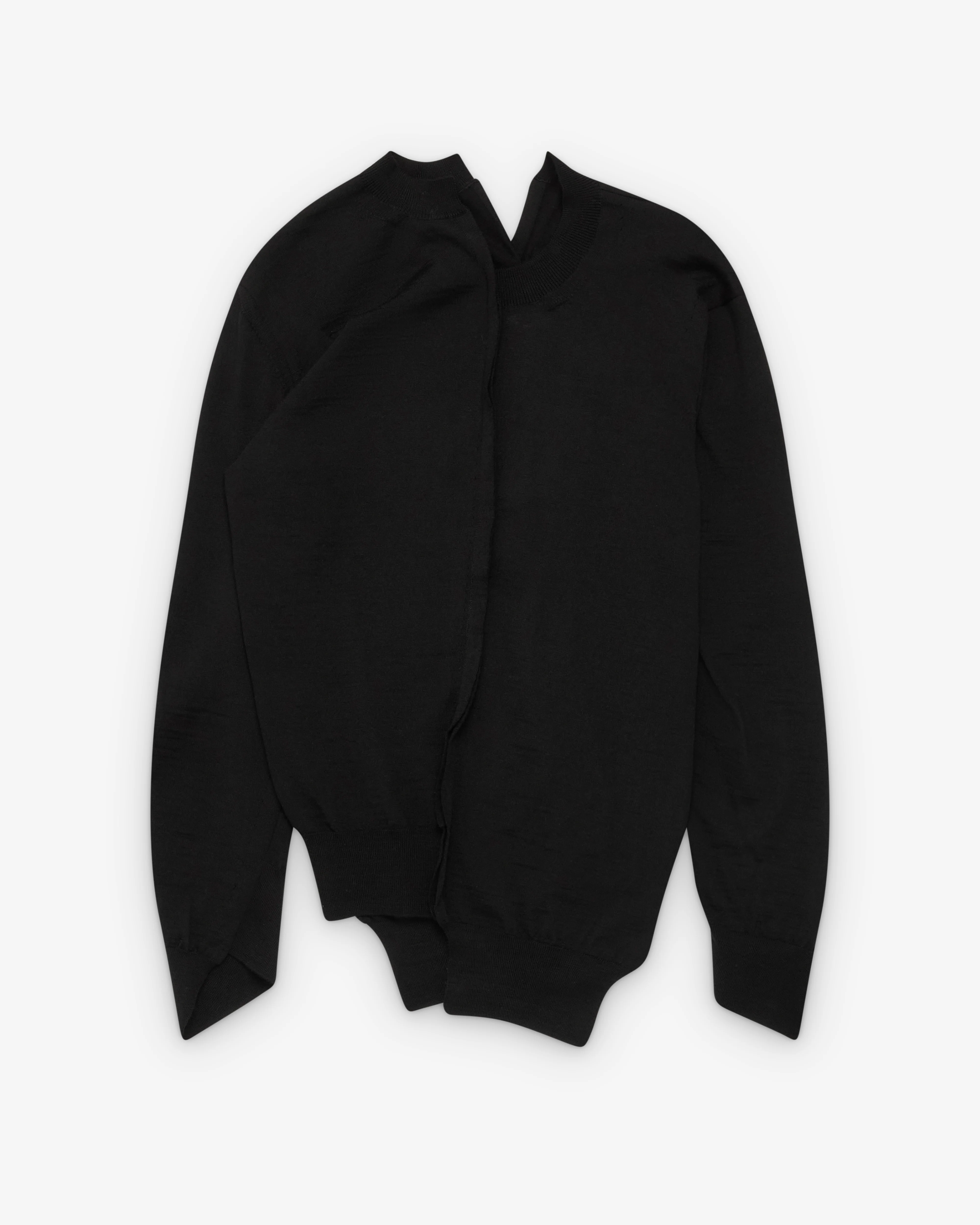 Junya Watanabe - Women's Asymmetric Longsleeve Sweater - (Black)