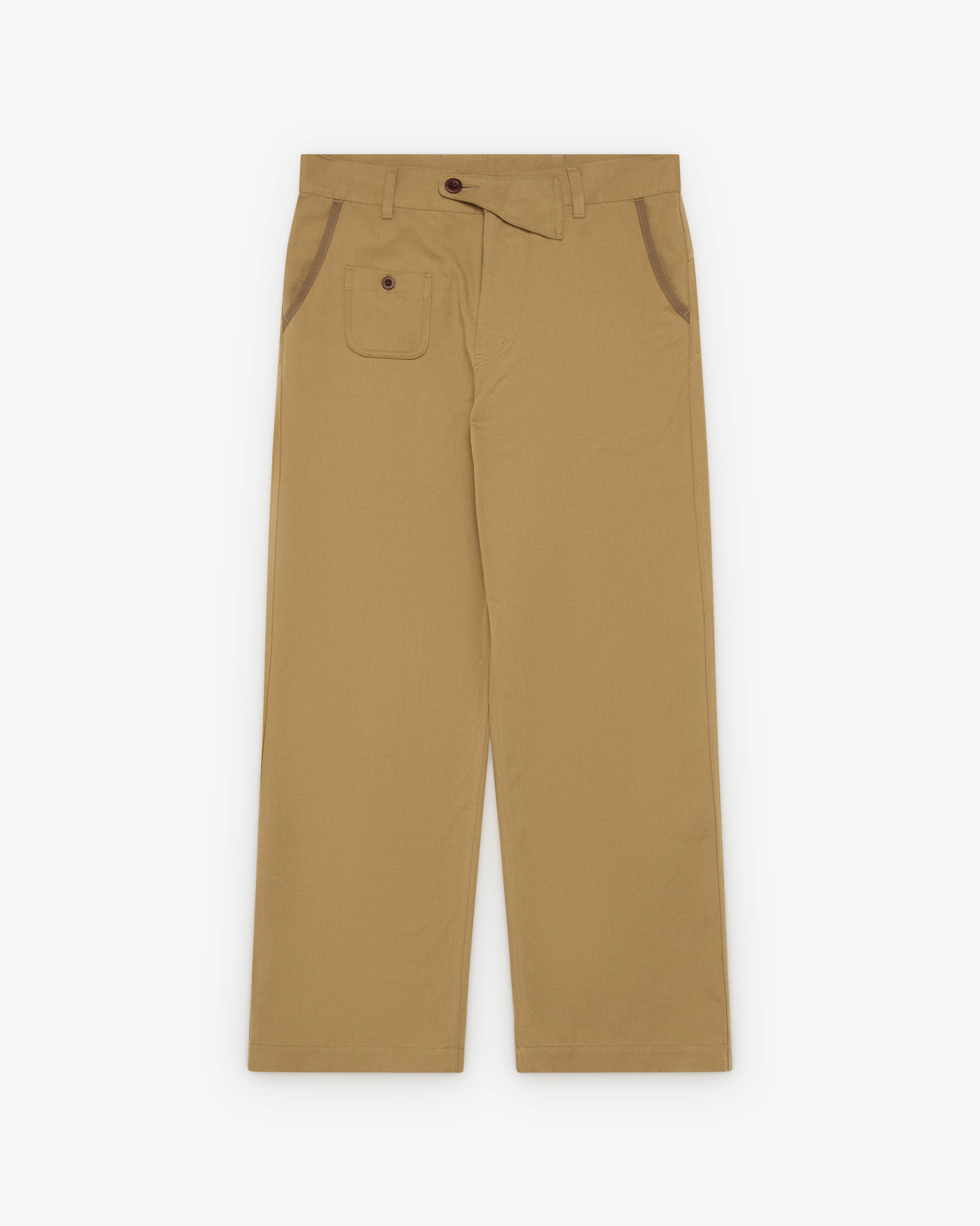 Junya Watanabe Man - Men's Cotton Wool Trousers - (Beige/Brown)
