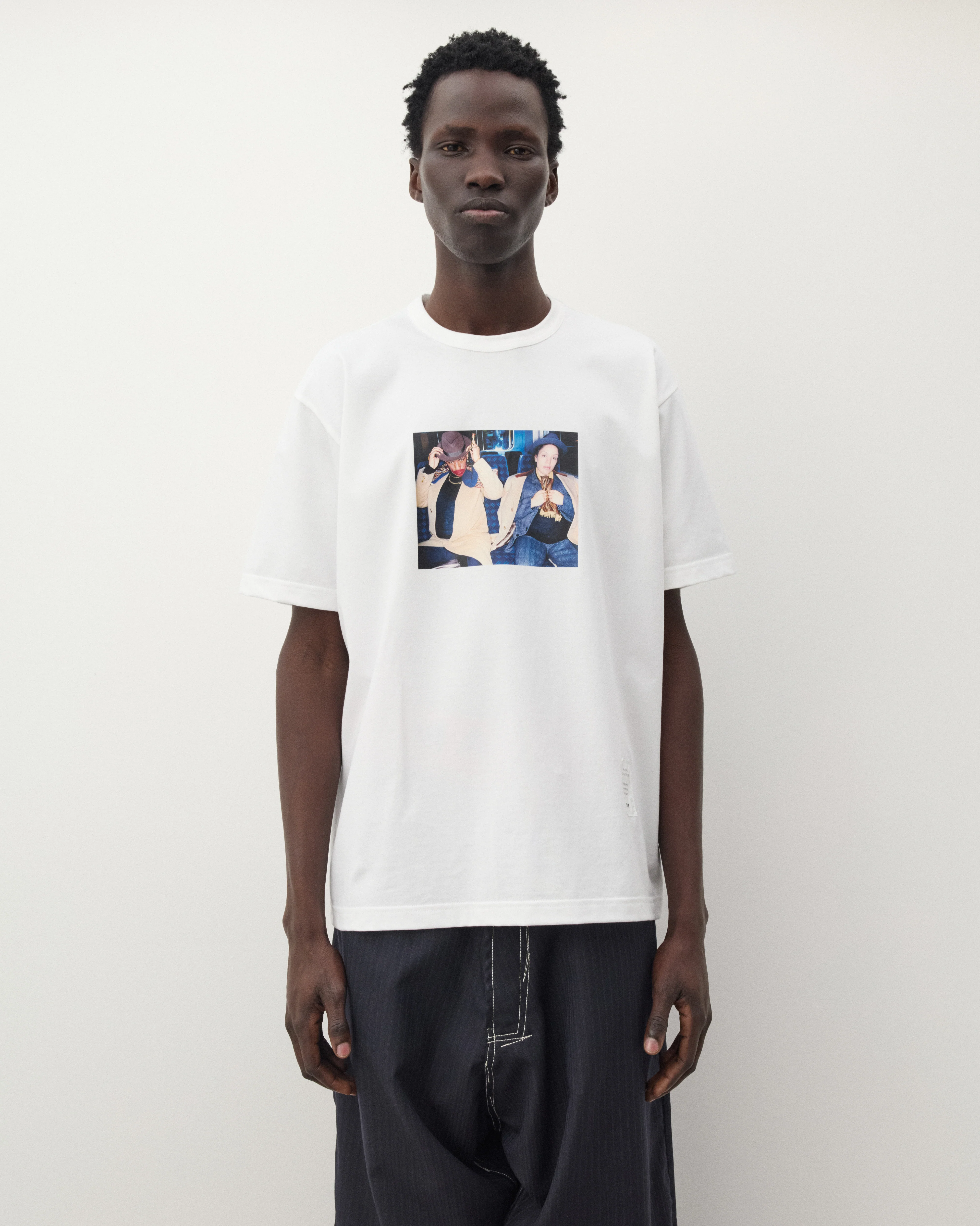 Junya Watanabe Man - Men's The Face Tricky And Martina T-Shirt - (White) - Image 3