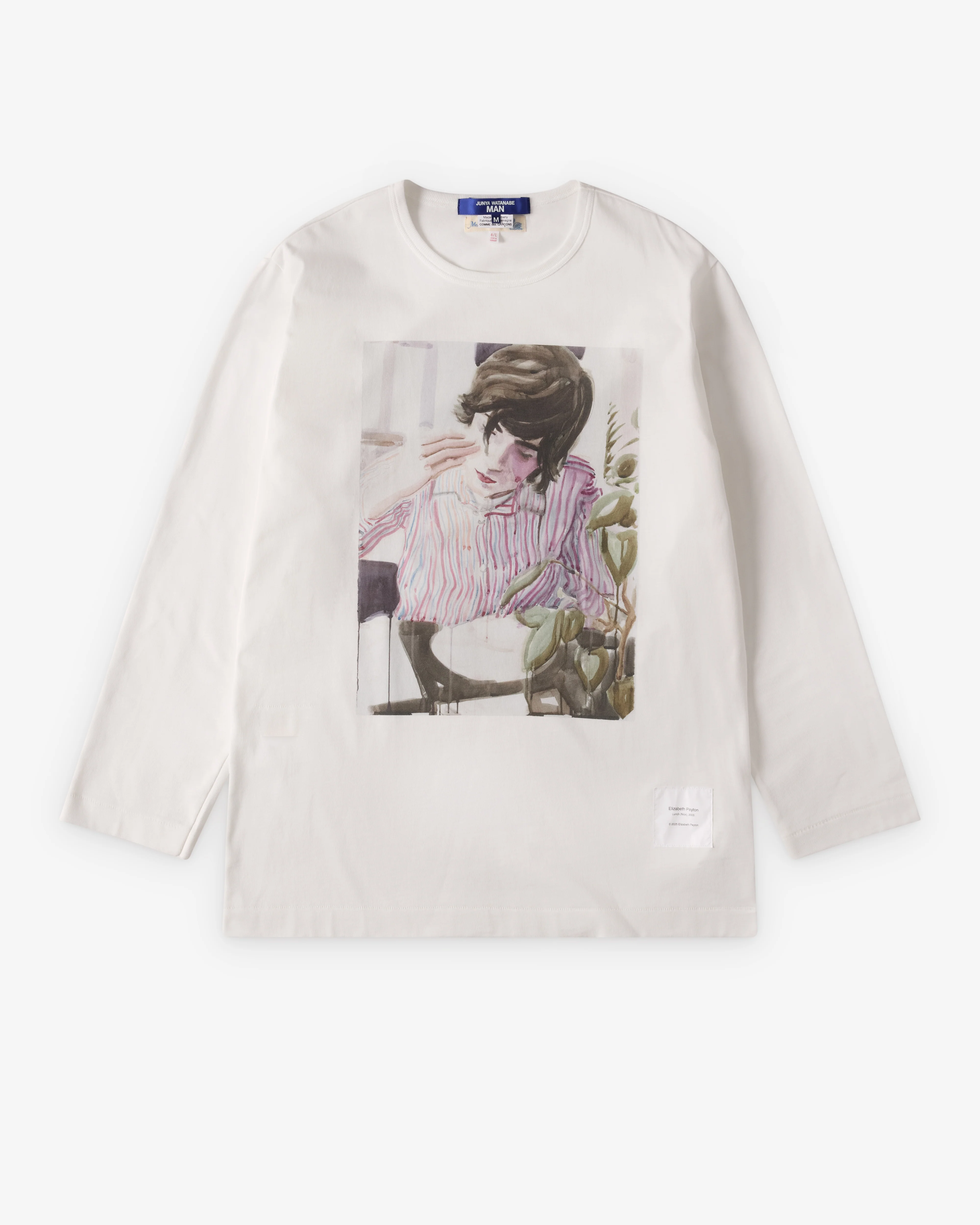 Junya Watanabe Man - Men's Merz B. Schwanen Edvard Munch T-Shirt - (Off White)