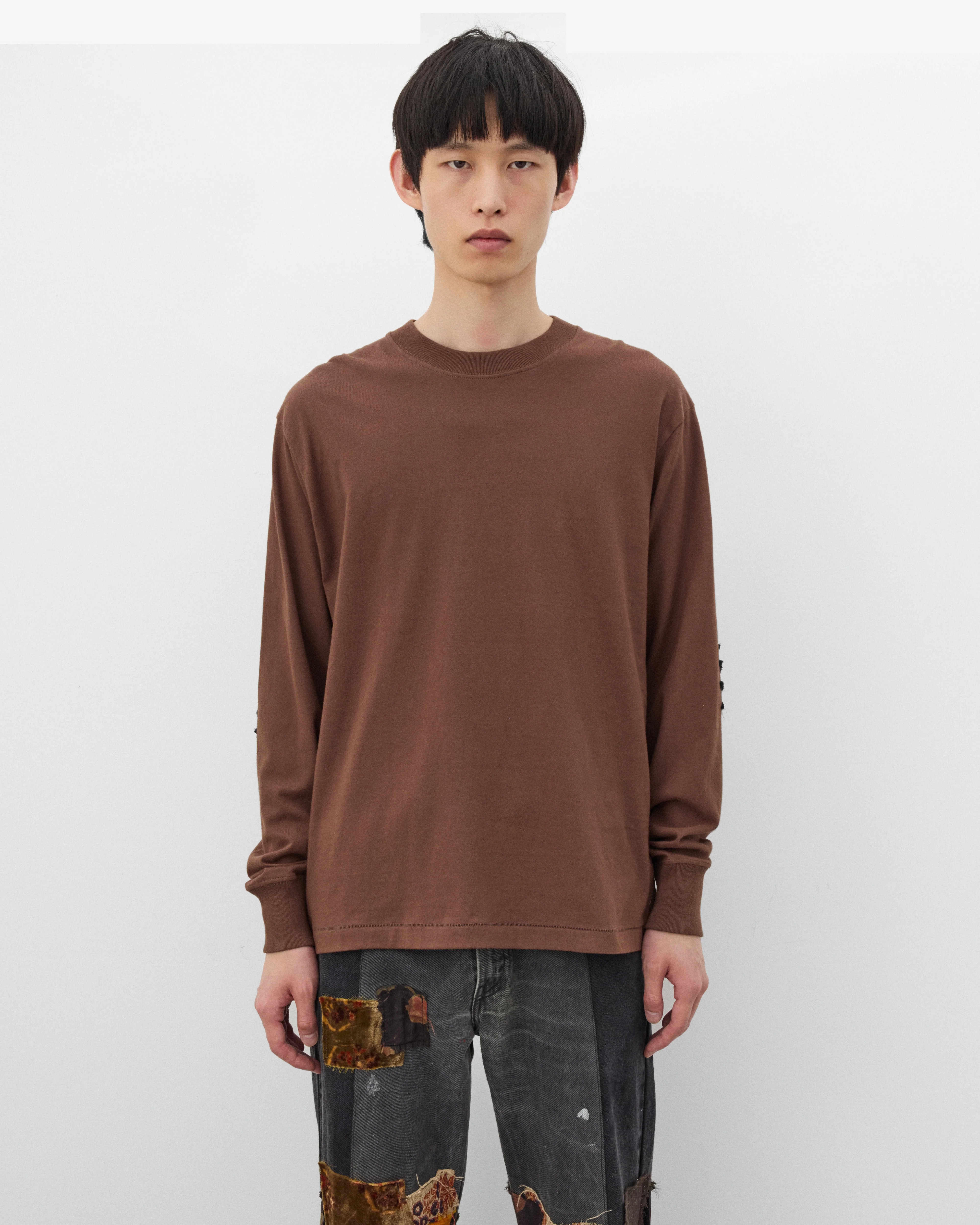 Kartik Research - Men's Sun Applique Tee - (Brown) - Image 3