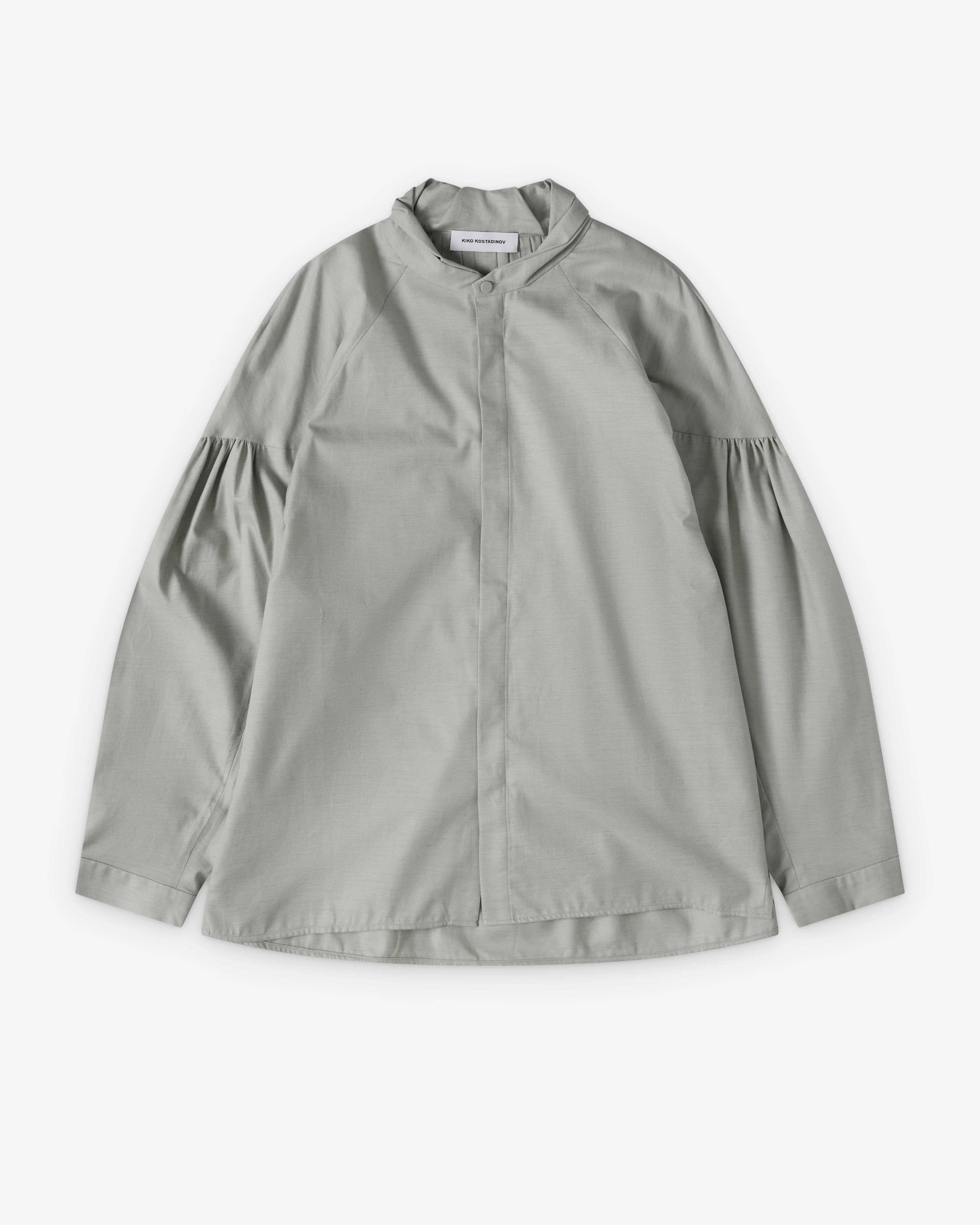 Kiko Kostadinov - Men's Evers Pleated Shirt - (Soft Grey)