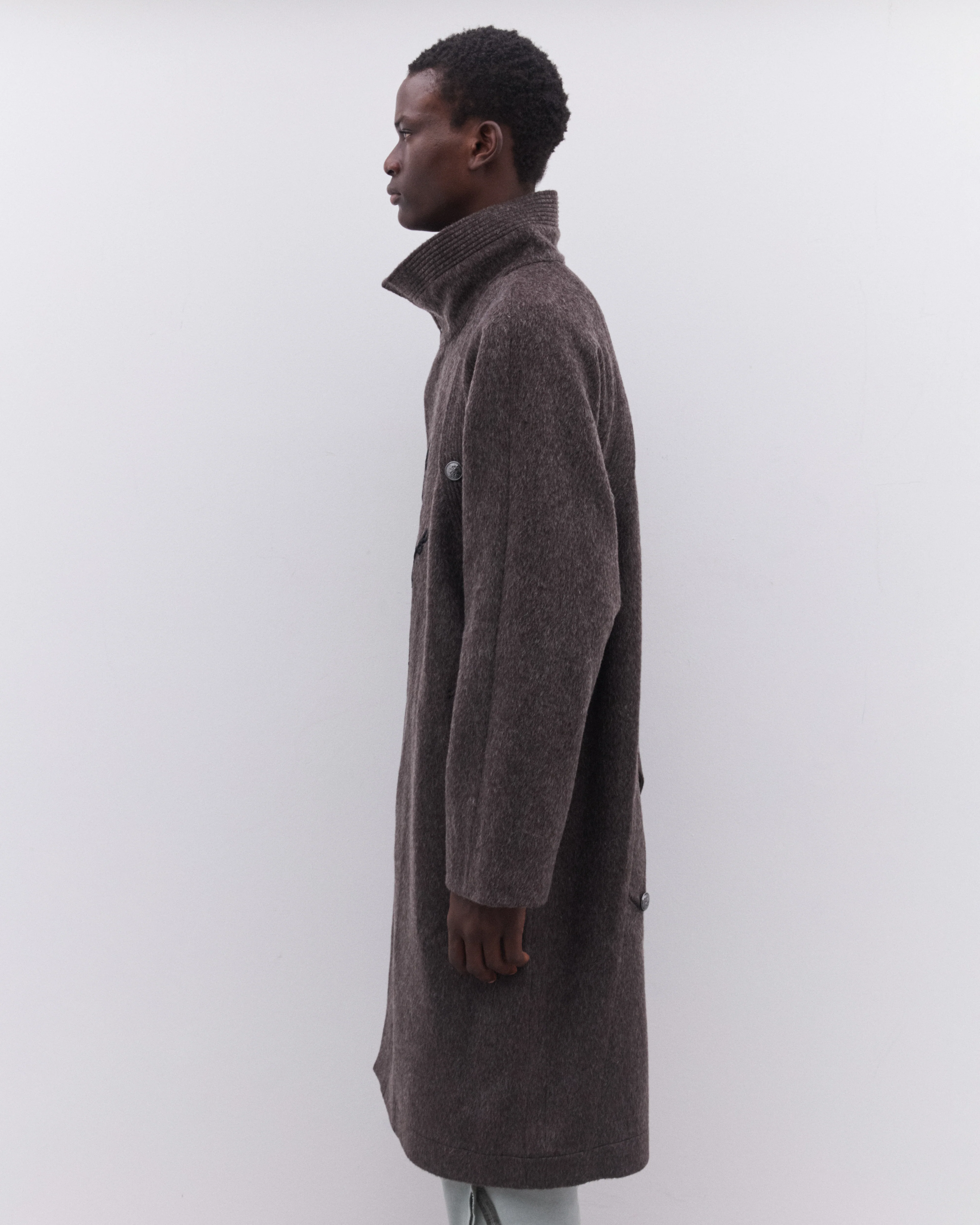 Kiko Kostadinov - Men’s Kormos Military Coat - (Washed Black) - Image 4