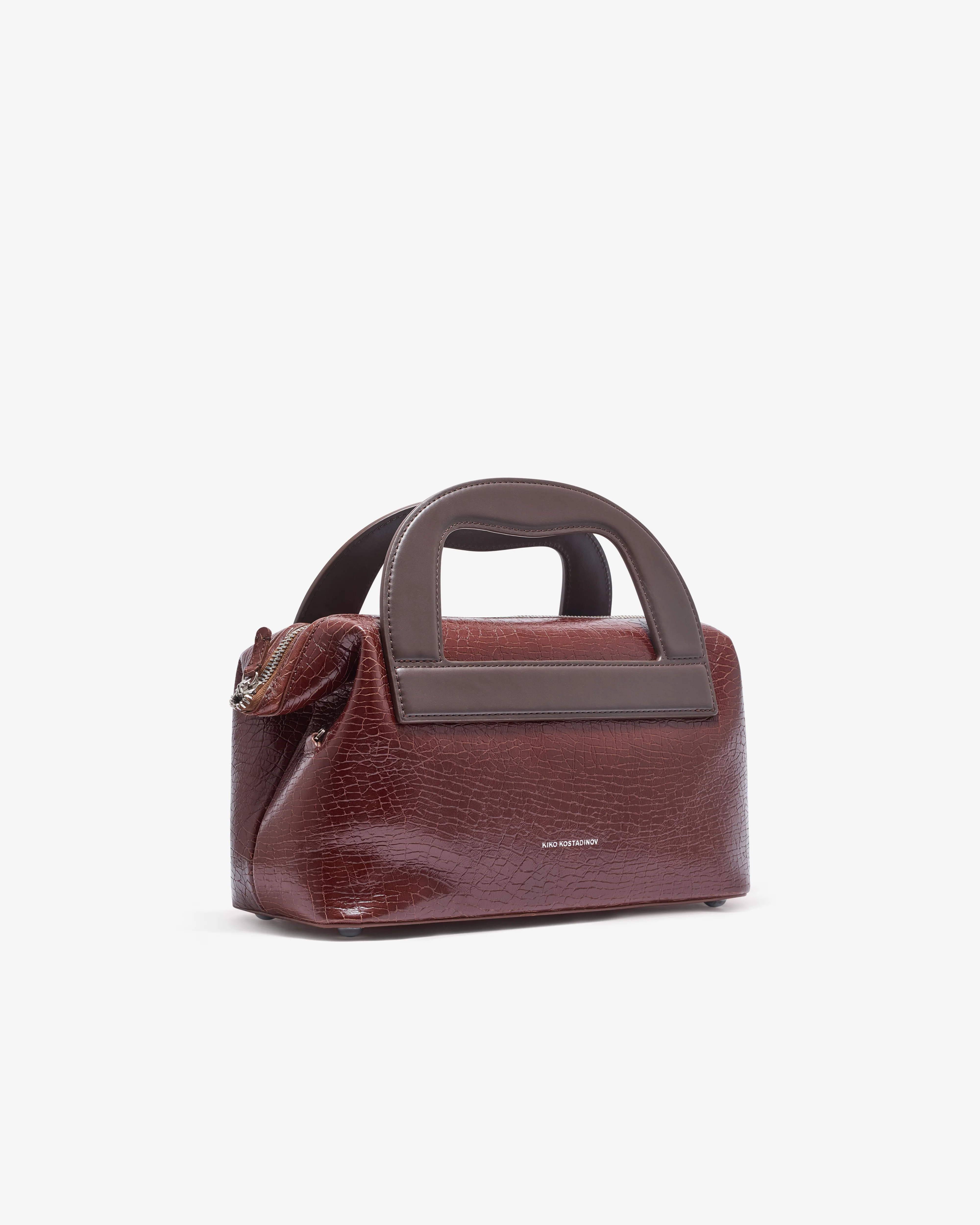 Kiko Kostadinov - Women’s Isadora Bag - (Cracked Brown) - Image 2