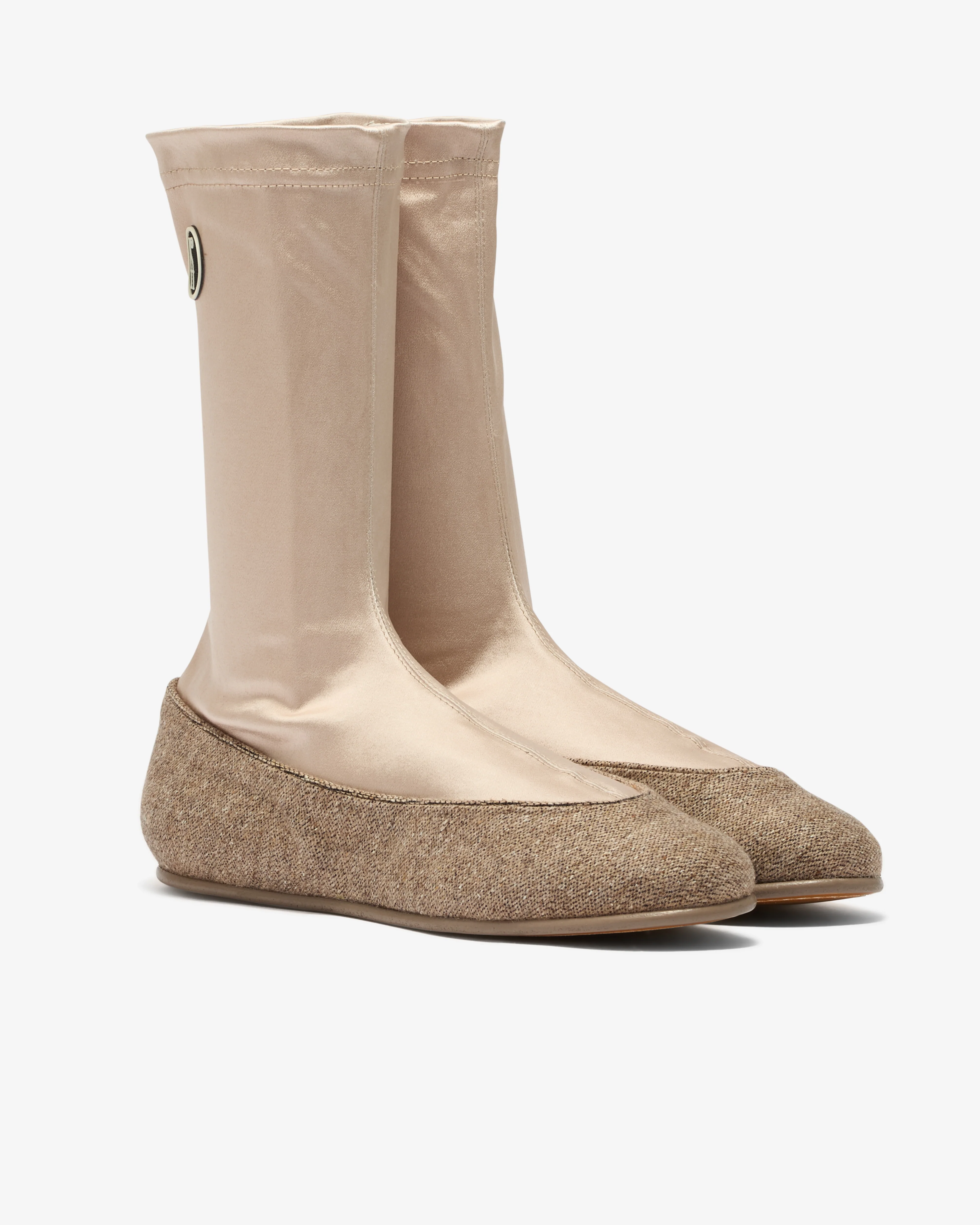 Kiko Kostadinov - Women’s Proxima Low Ballerina - (Oatmeal/Pale Pink) - Image 3
