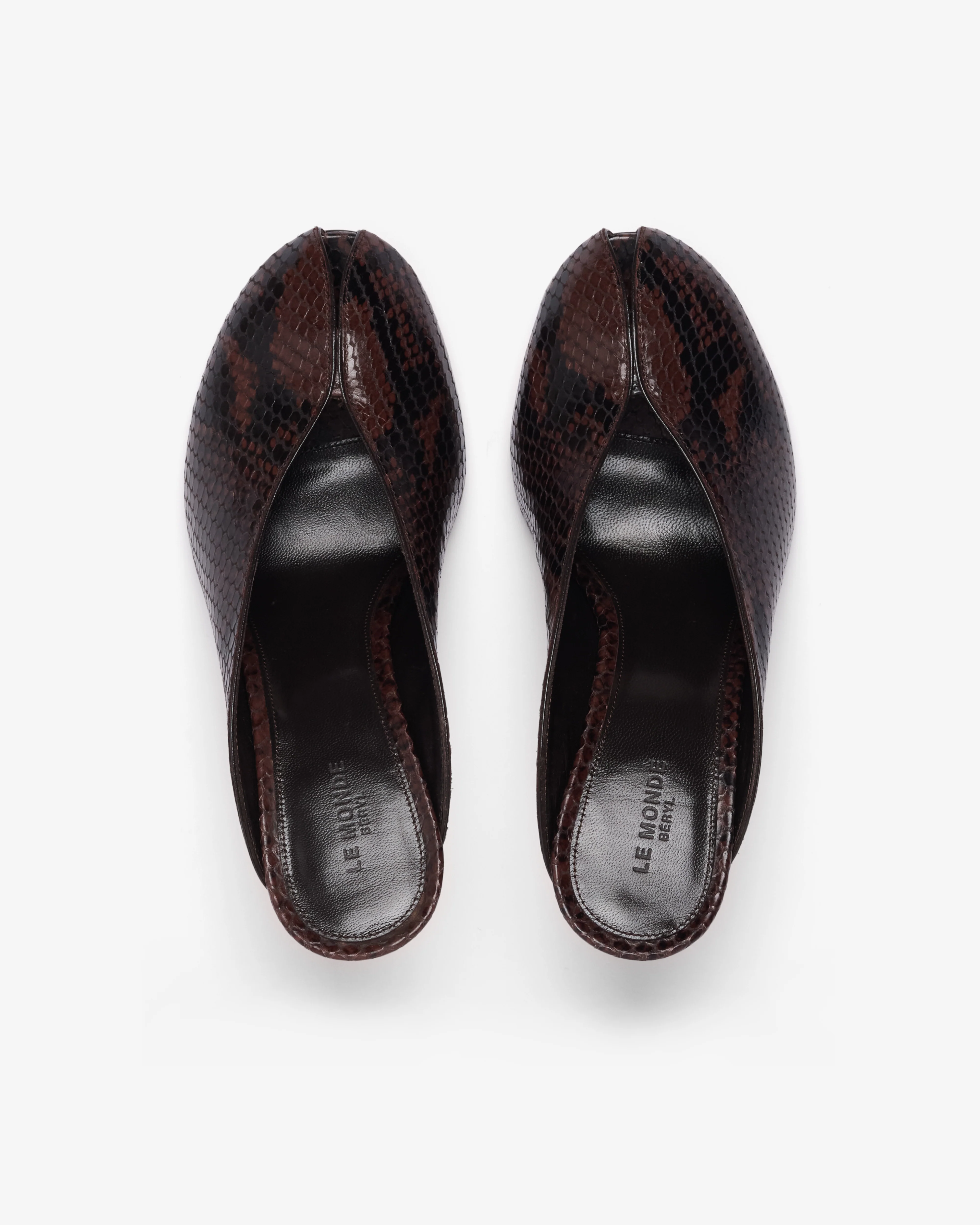 Le Monde Beryl - Women's Iris Mule - (Snake) - Image 4