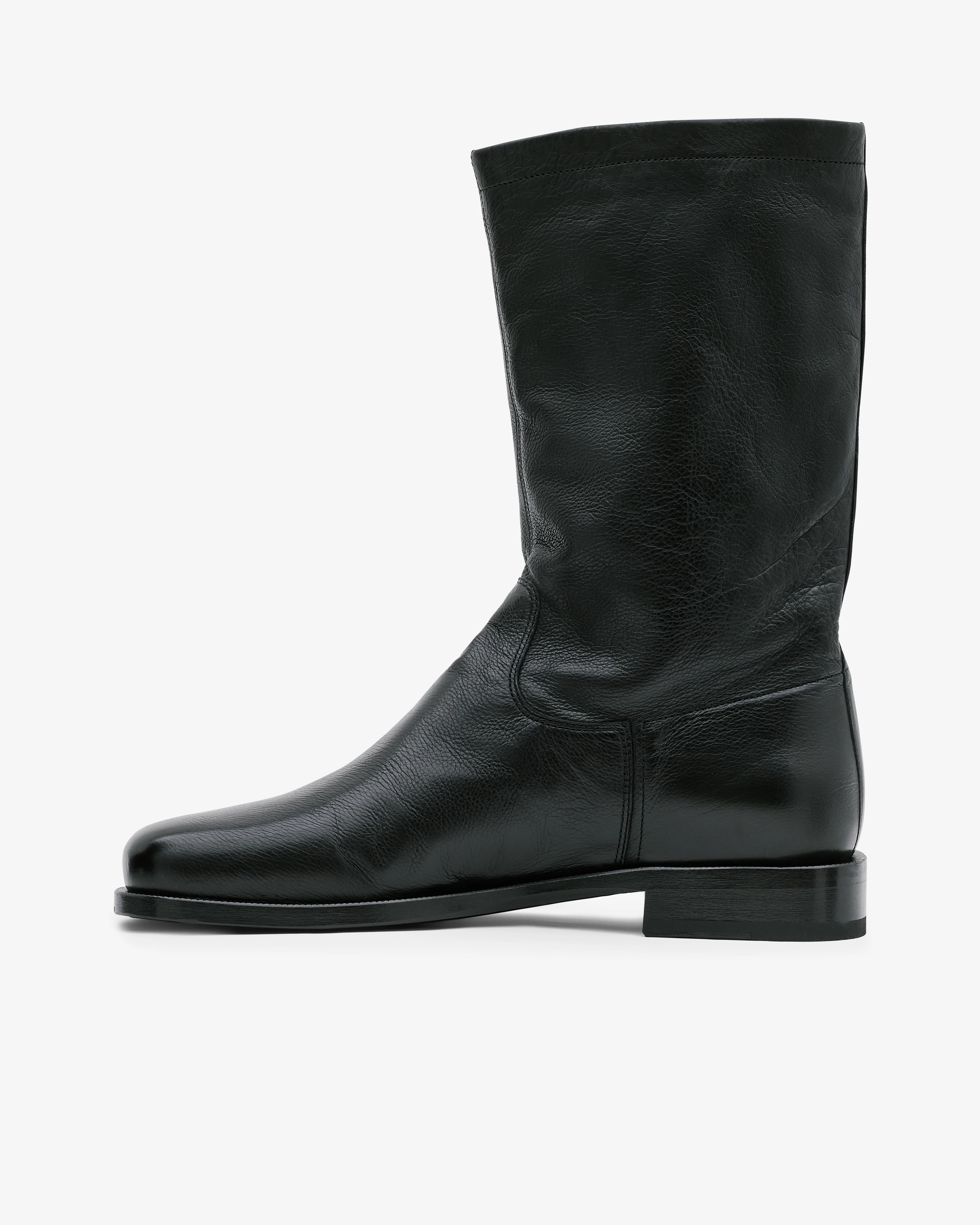 Lemaire - Men’s Soft Workwear Boots - (Black) - Image 2