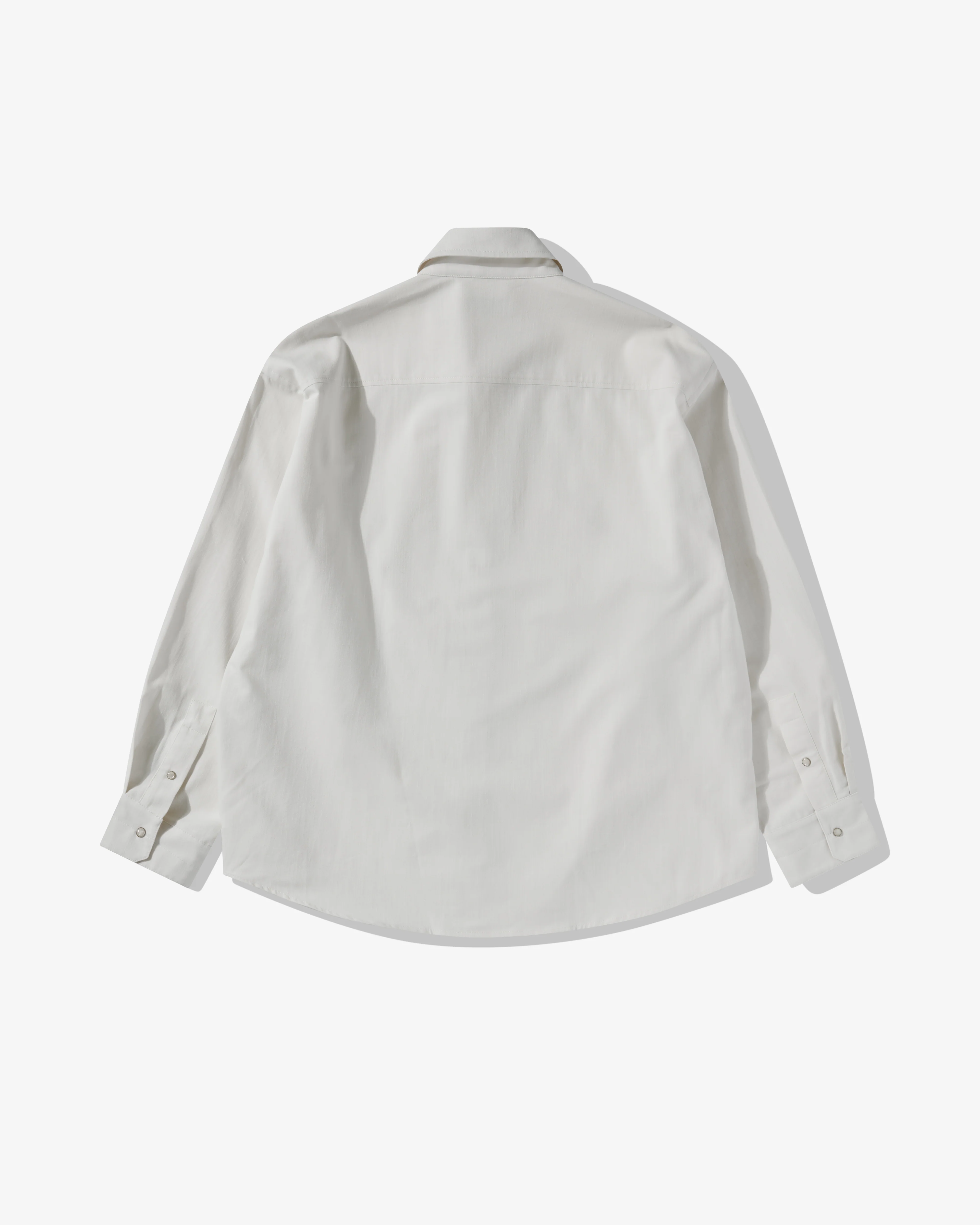 Lemaire - Men’s Welt Pocket Shirt - (Chalk) - Image 2