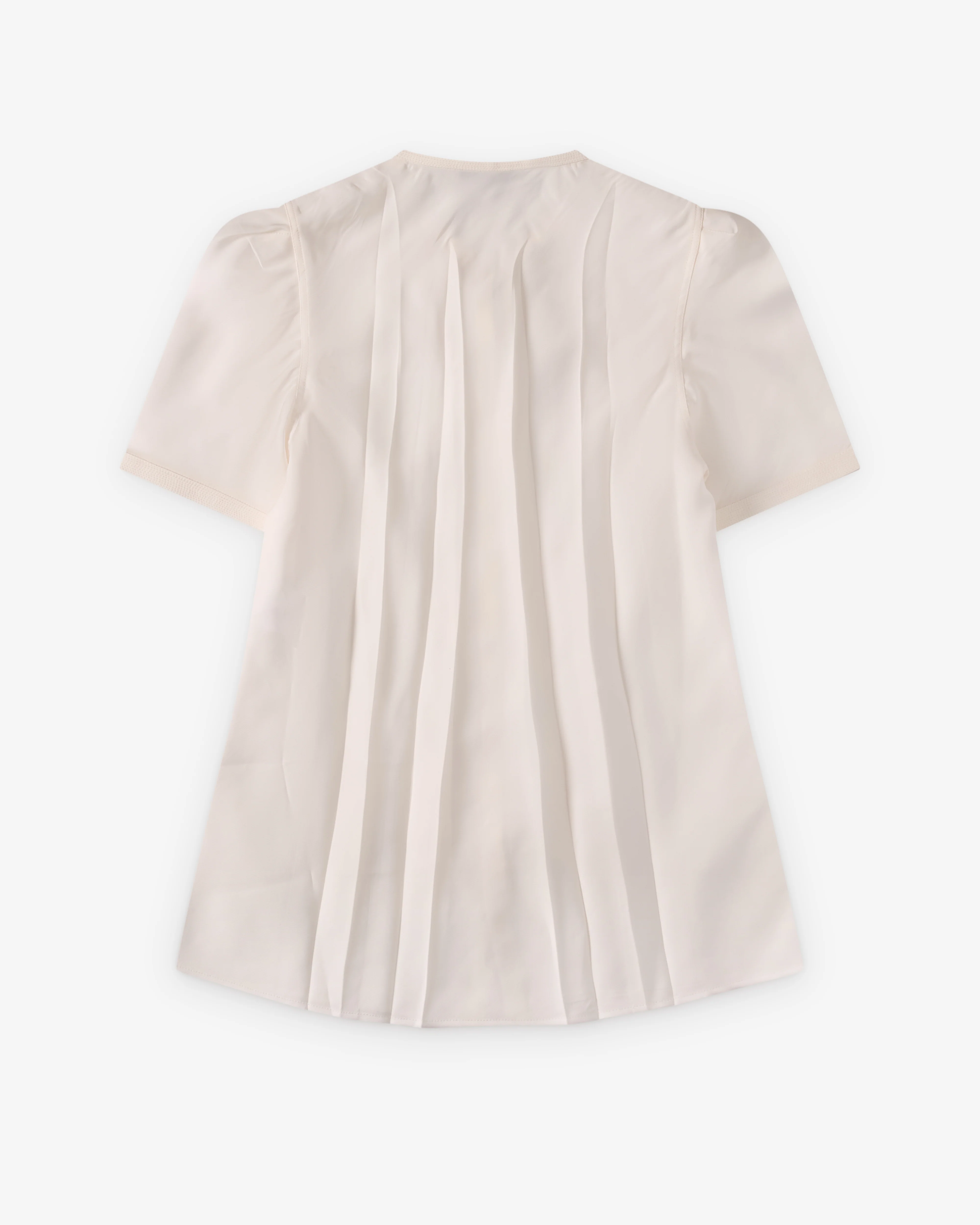 Lemaire - Women's Creased Fitted Shirt - (Chalk) - Image 2