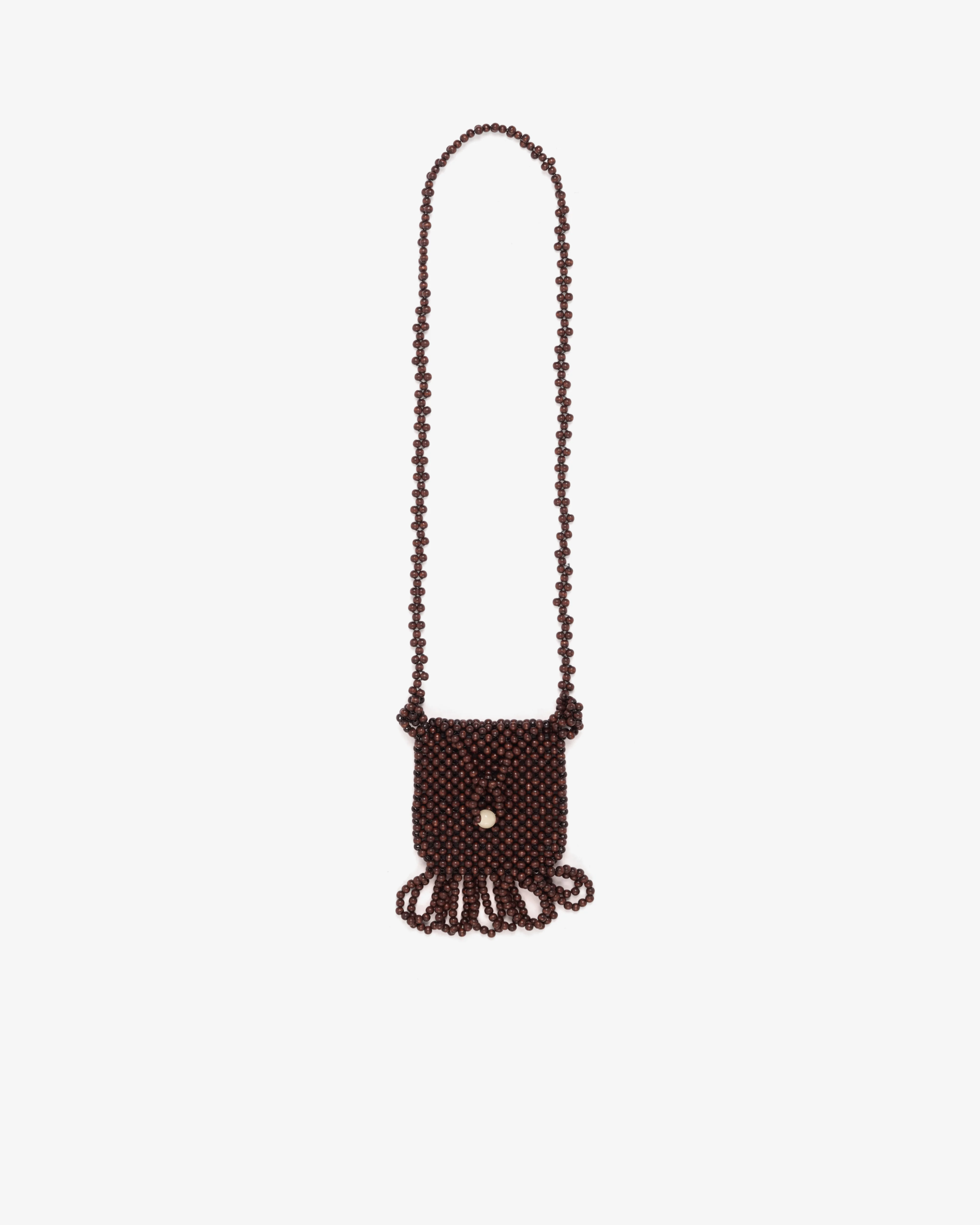 Lemaire - Women's Grigri Necklace Bag - (Dark Brown)