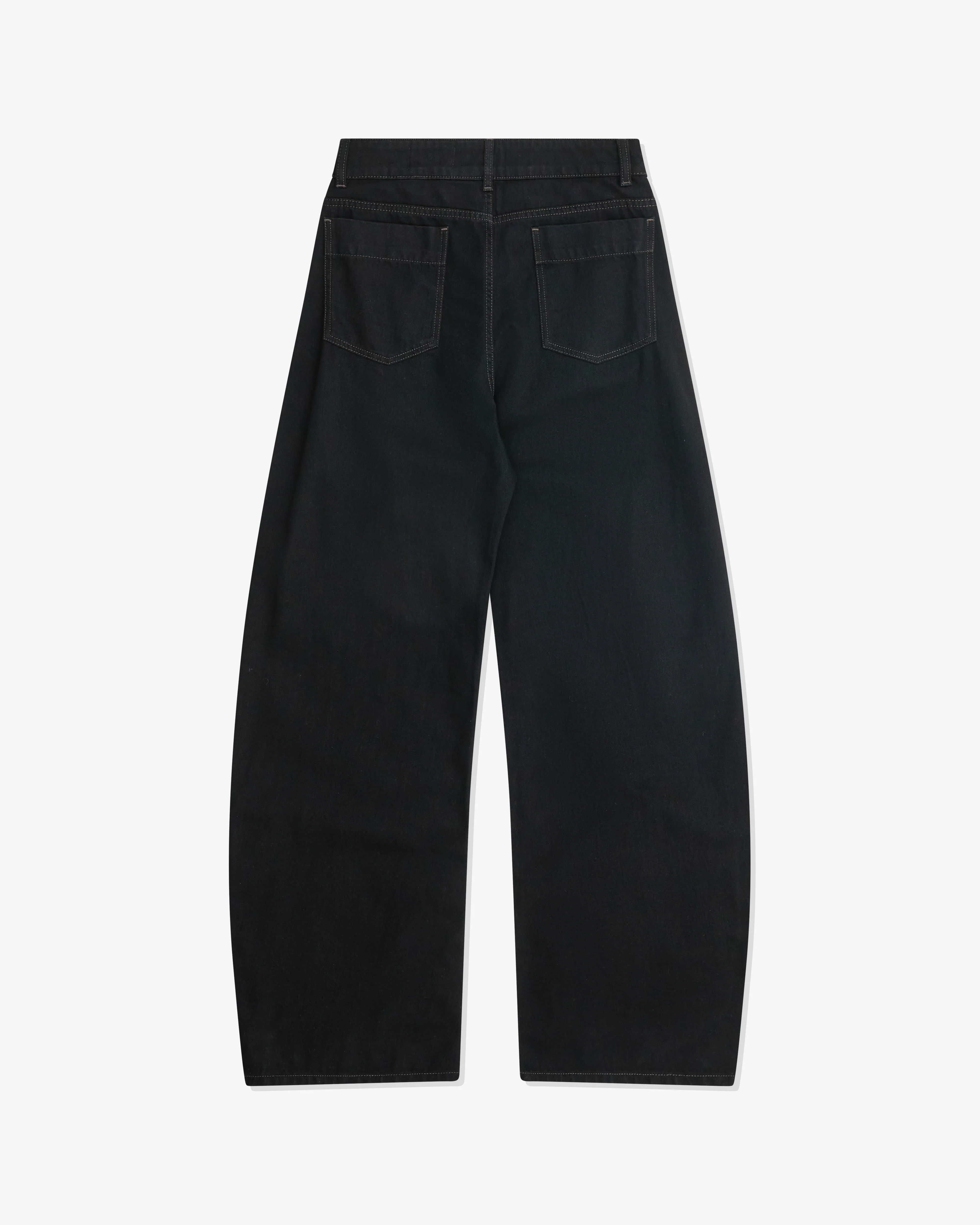 Lemaire - Women’s High Waisted Curved Pants - (Black) - Image 2